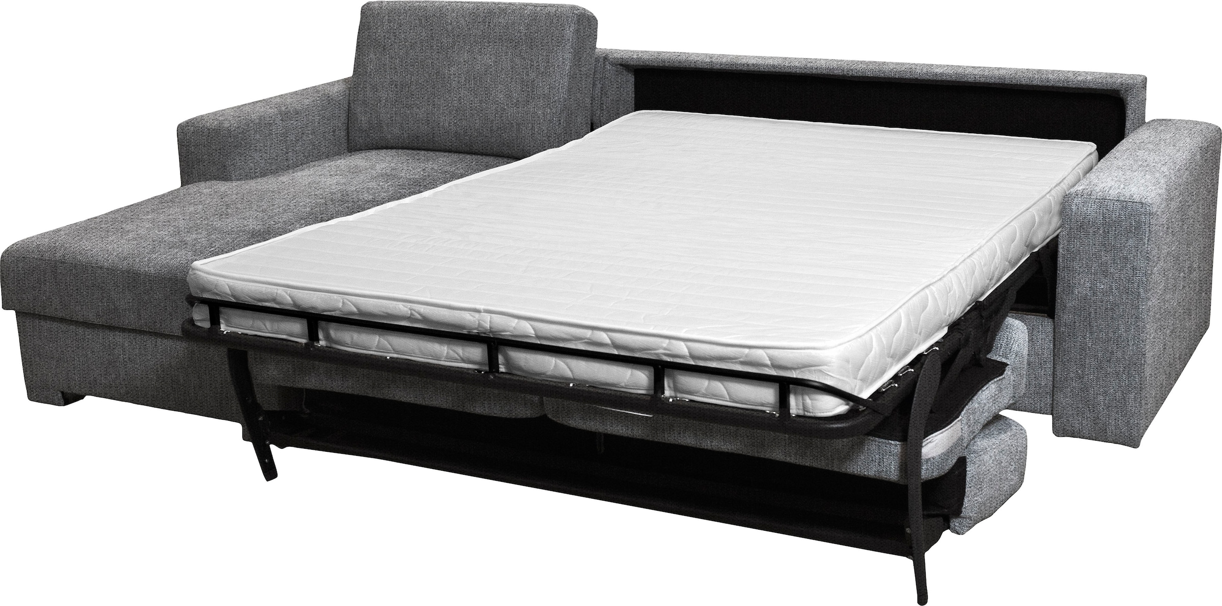 Home affaire Ecksofa Roma "L" Dauerschlaffunktion, mit Unterfederung, Matratzenhöhe 14cm, Liegemaße ca 163x198 cm, L-Form