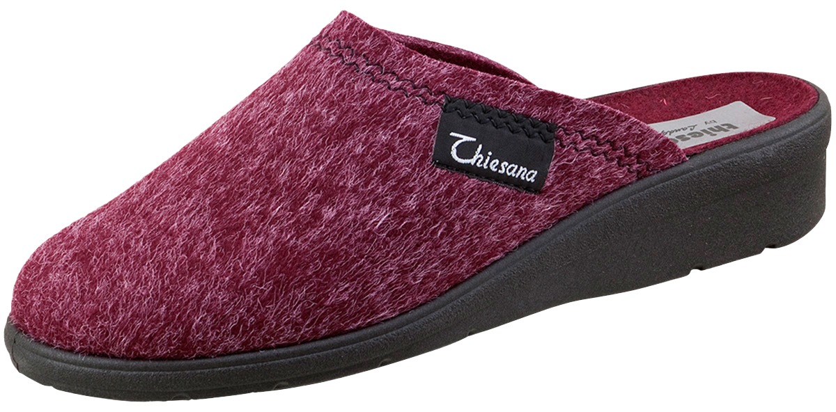 Thiesana Hausschuh »45460082«, Silvi Wollfilz bordeaux Wörishofer Fußb. kaufen