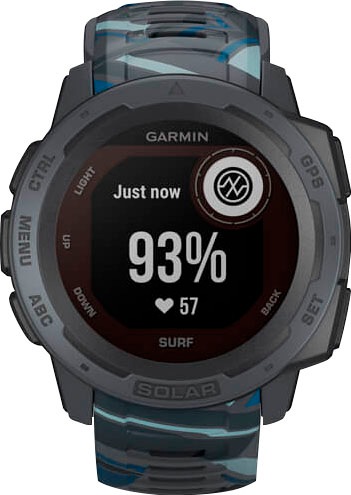 Garmin Smartwatch »Instinct Solar – Surf Edition«