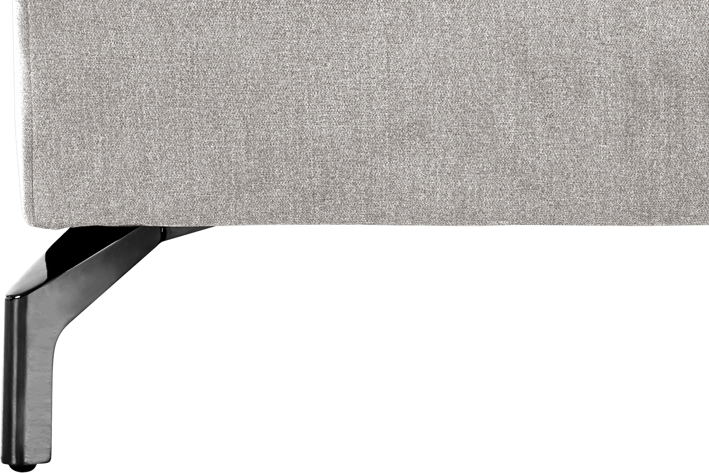 sit&more Hocker »Brisbane«, Fußhöhe 15 cm, mit Federkern und Klappfunktion