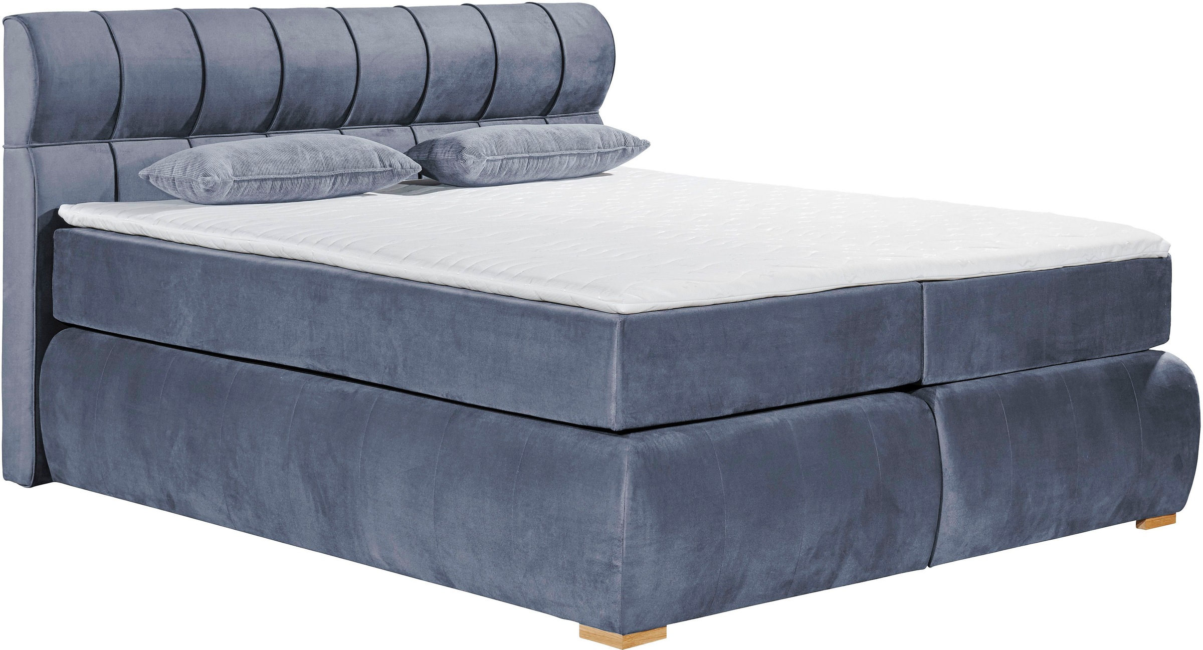 Places of Style Boxspringbett »Felicia«, in H4, inkl. Topper und Bettkasten