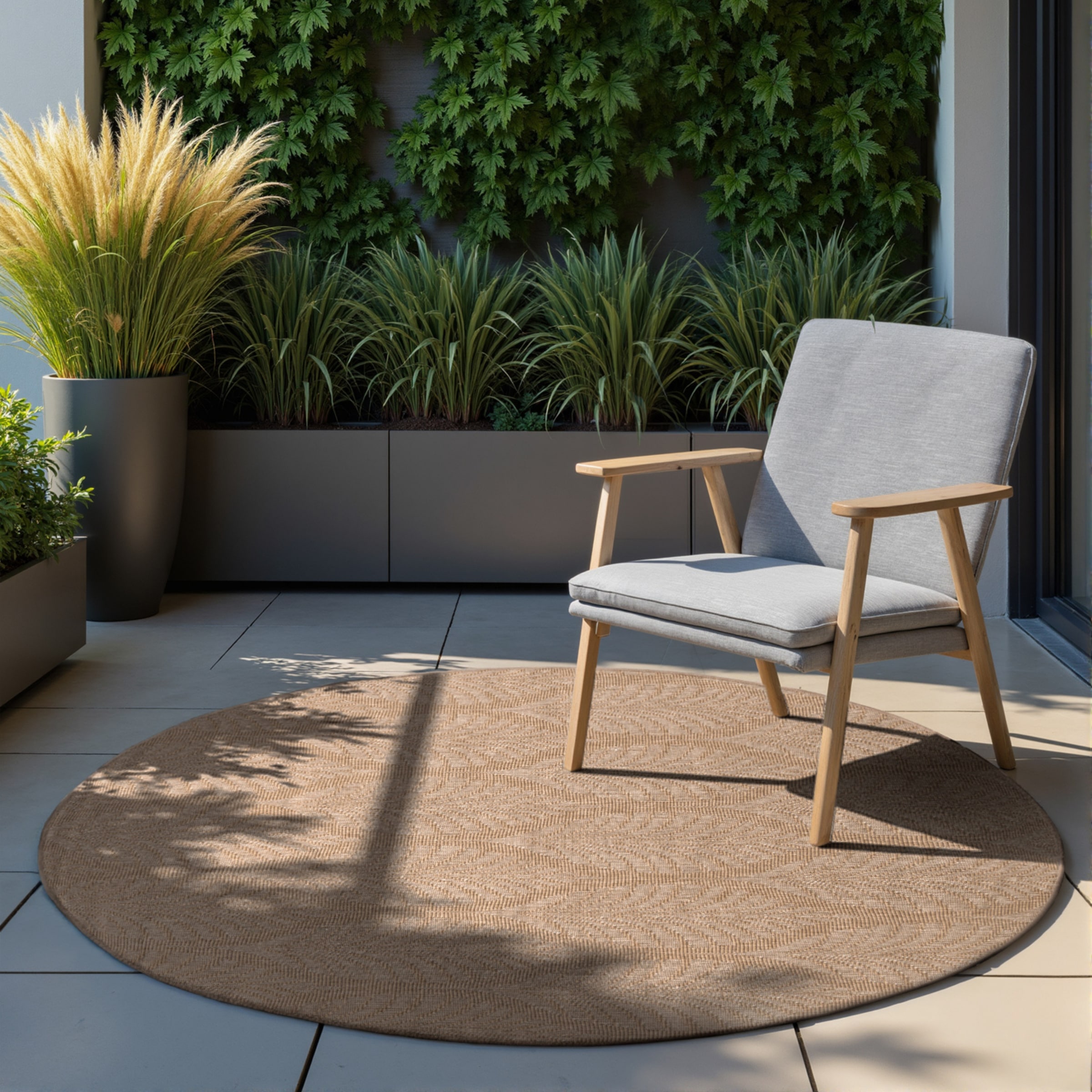 HANSE Home Outdoorteppich »Liora Wendeteppich«, rund, 5 mm Höhe, In und Out günstig online kaufen