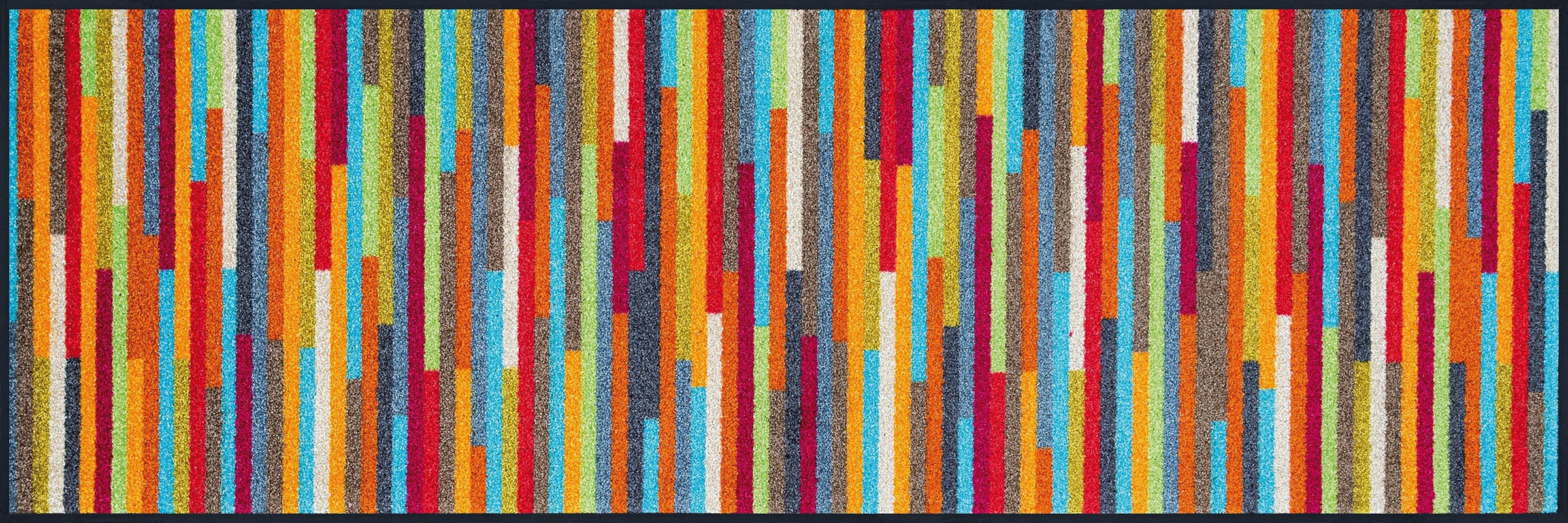 wash+dry by Kleen-Tex Läufer »Mikado Stripes«, rechteckig, 7 mm Höhe, Schmu günstig online kaufen