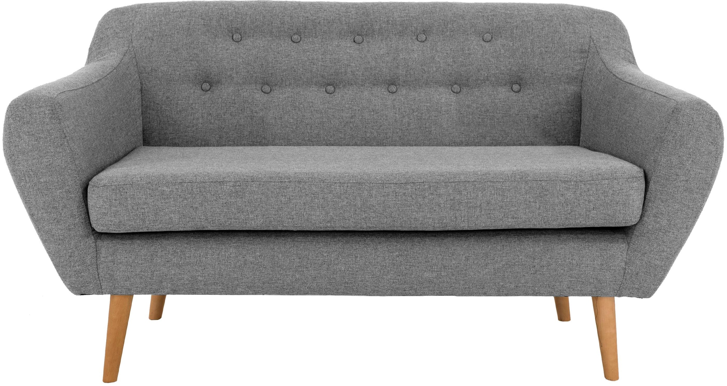 Home affaire 2-Sitzer »Renne« mit Heftung im Rücken im skandinavischem Stil günstig online kaufen