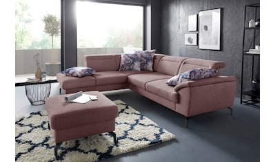 sit&more Ecksofa, 15 cm Fußhöhe, inklusive Sitztiefenverstellung, wahlweise... kaufen sit&more Ecksofa, 15 cm Fußhöhe, inklusive Sitztiefenverstellung, wahlweise... kaufen