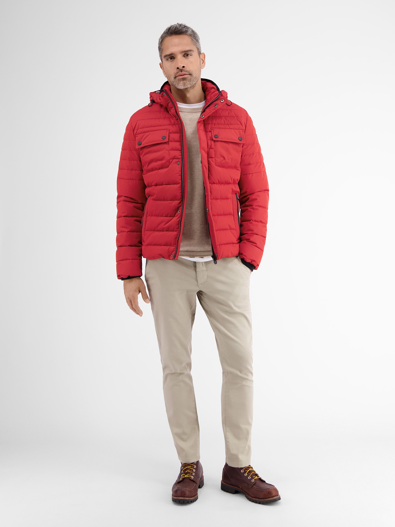 LERROS Steppjacke »LERROS Steppjacke mit abnehmbarer Kapuze«, mit Kapuze