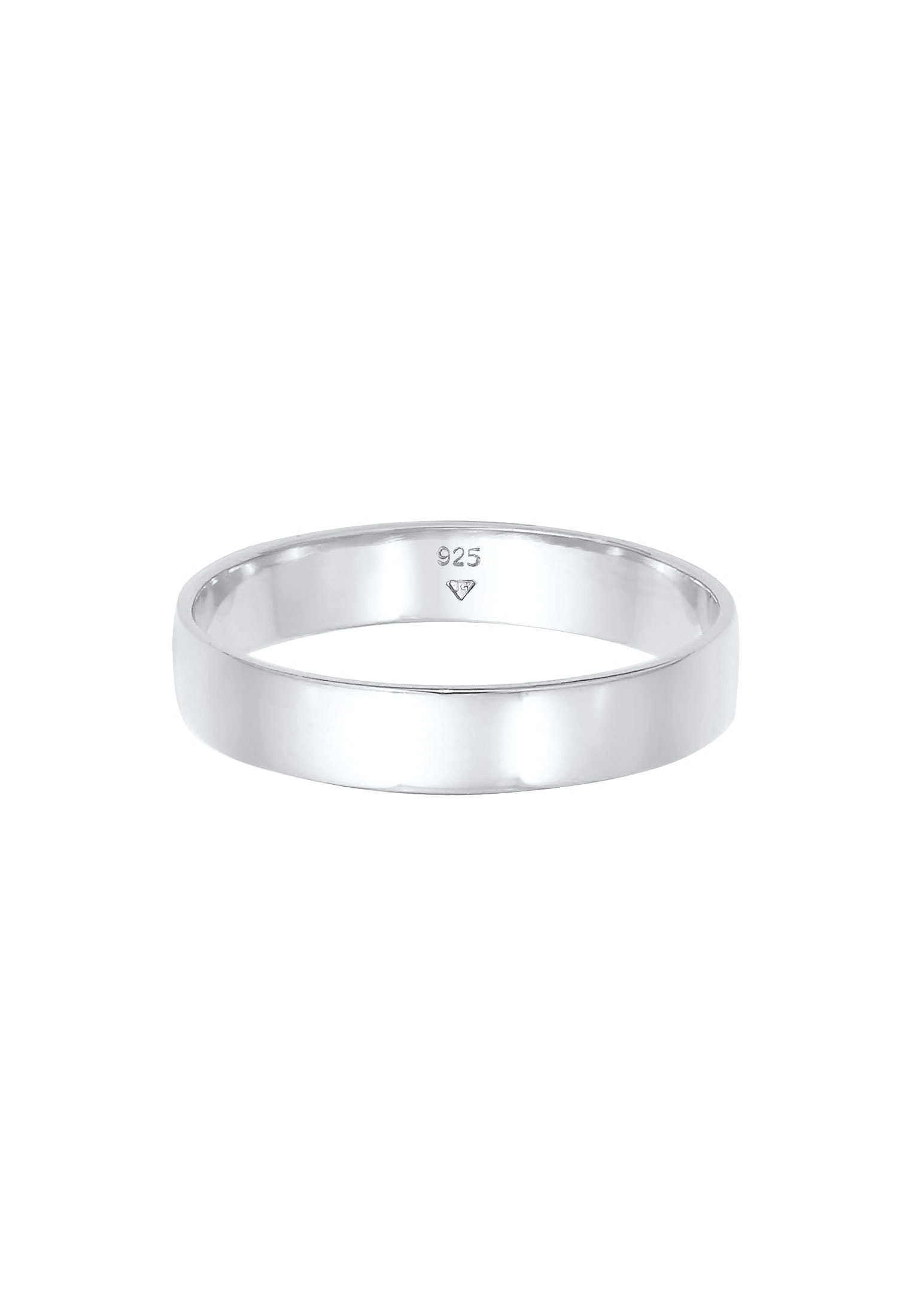 Kuzzoi Silberring »Bandring Herrenring Freundschaftsring 925 Silber«