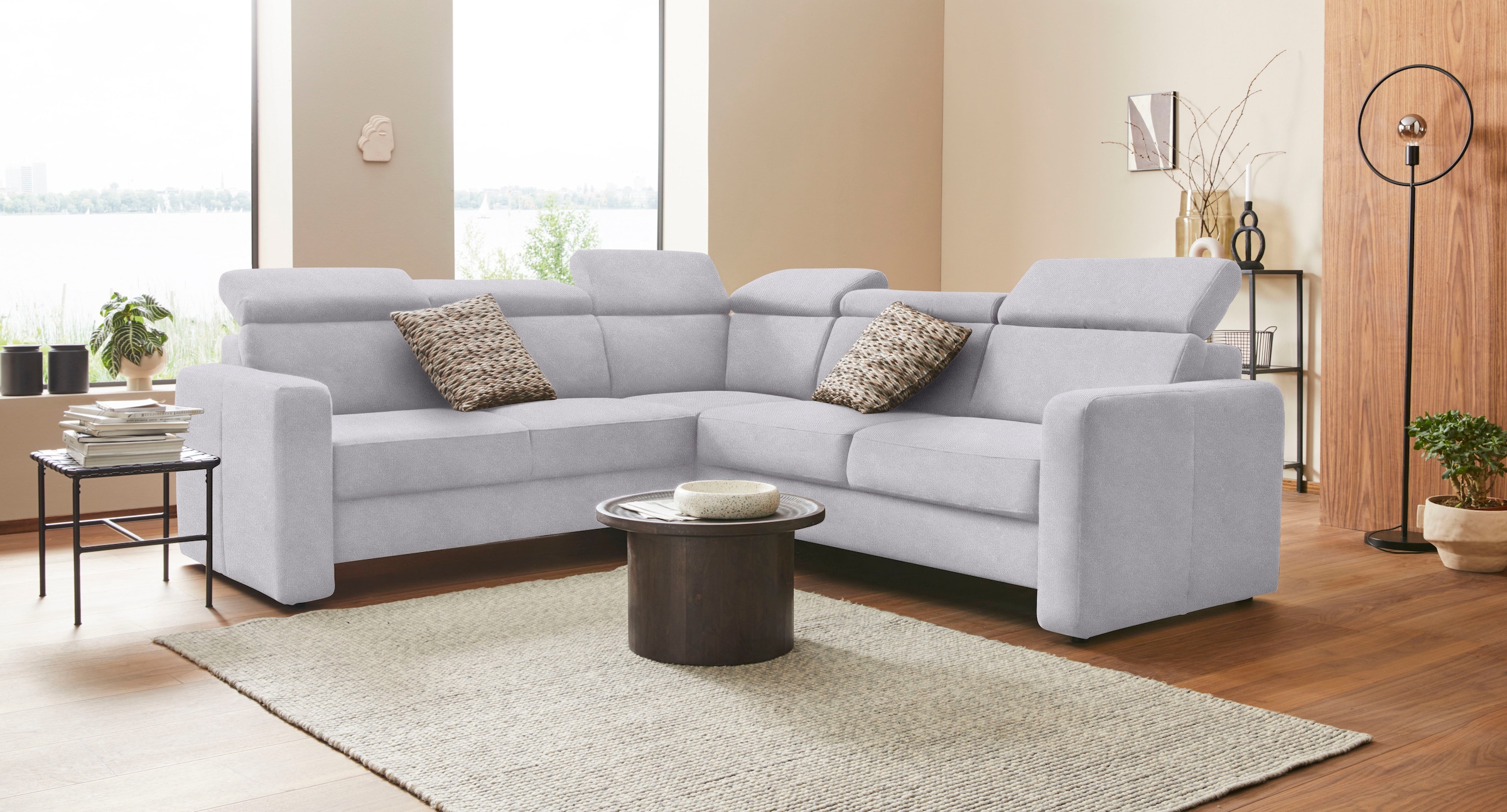 sit&more Ecksofa »Bologna L-Form«, Kopfteilverstellung, wahlweise mit Bettf günstig online kaufen