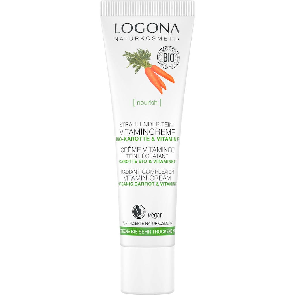 LOGONA Tagescreme »Logona nourish Strahl. Teint Vit.Creme«