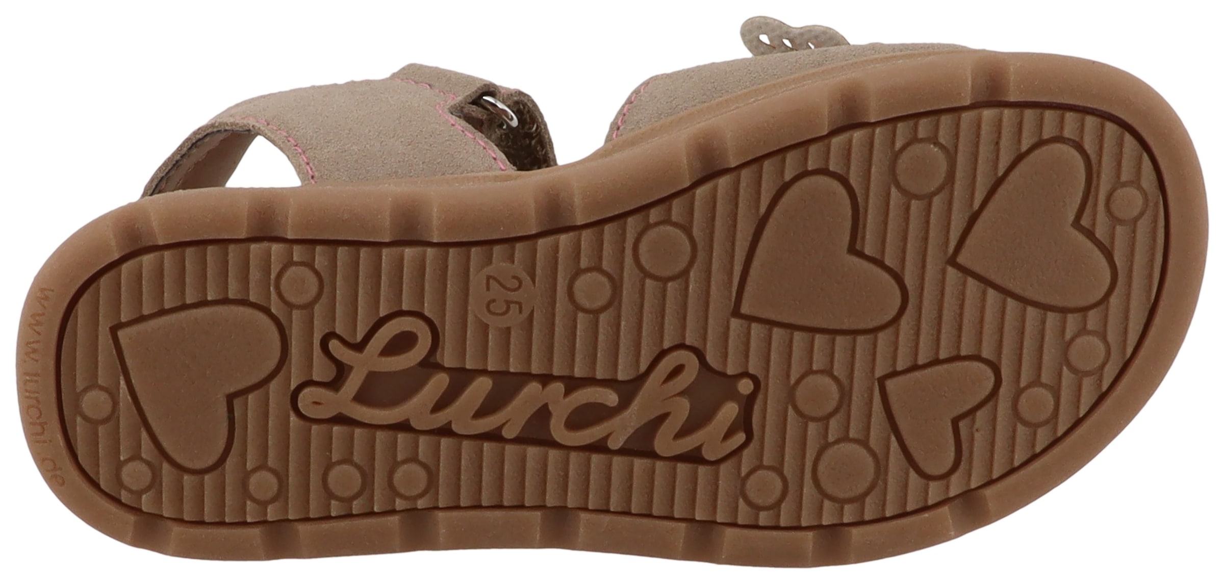 Lurchi Sandale »Cinny«  Klettschuh mit Glitzer, Größenschablone zum Download