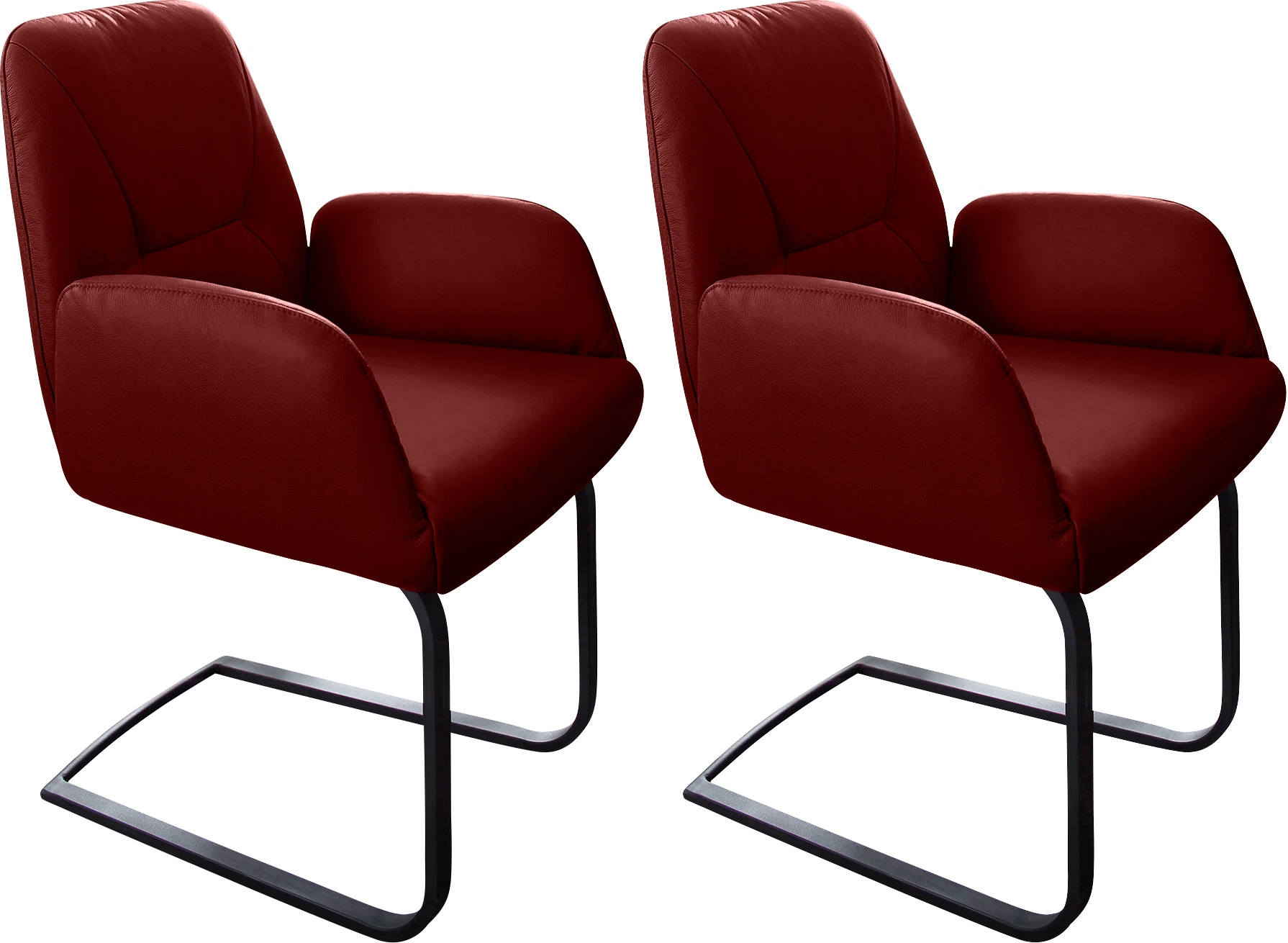 W.SCHILLIG Freischwinger »ole« (Set) 2 Stk.2er- oder 4er-Set, Gestell in Sc günstig online kaufen