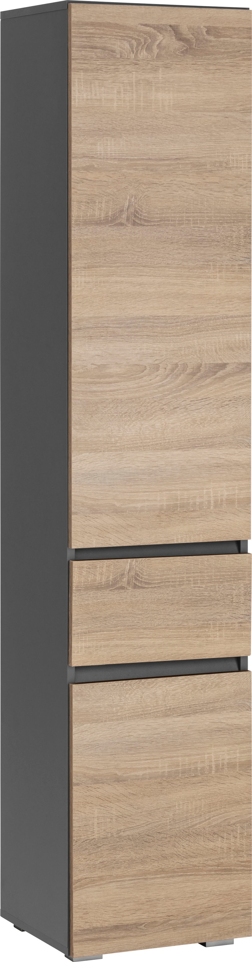 Home affaire Hochschrank »Wisla«, Höhe 180 cm, mit Türen & Schubkasten