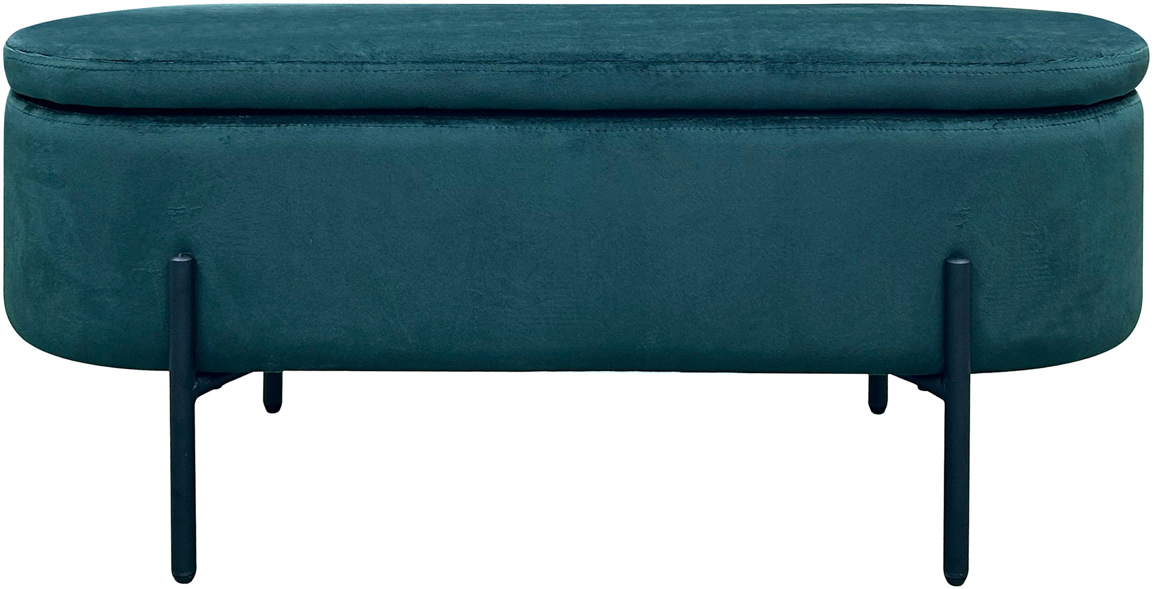 byLIVING Sitzbank »NOVA« Samt, mit Stauraum/Truhe, Innenmaß Truhe 26,5 x 83cm, Höhe: 19 cm
