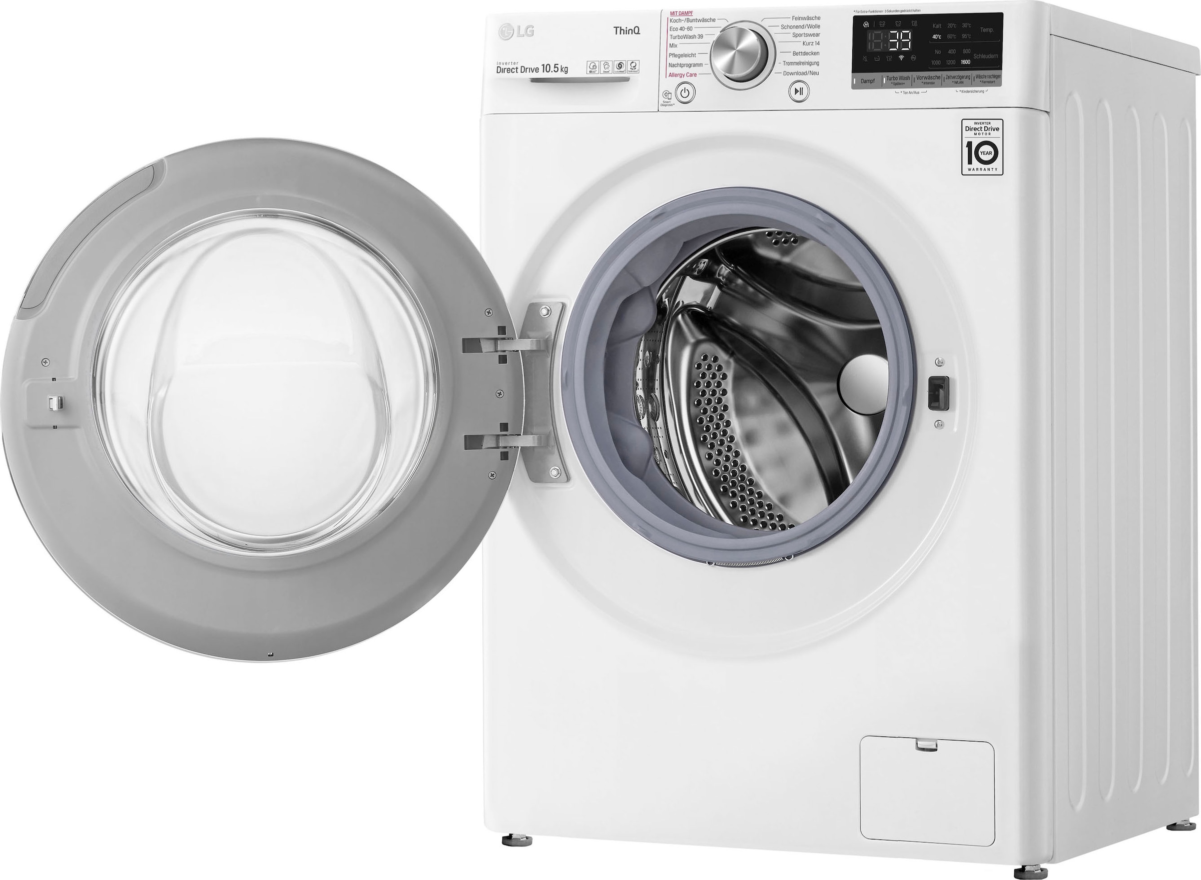 Waschmaschine U/min, kg, 1400 »F4WV5080«, kaufen 8 F4WV5080, LG Steam-Funktion