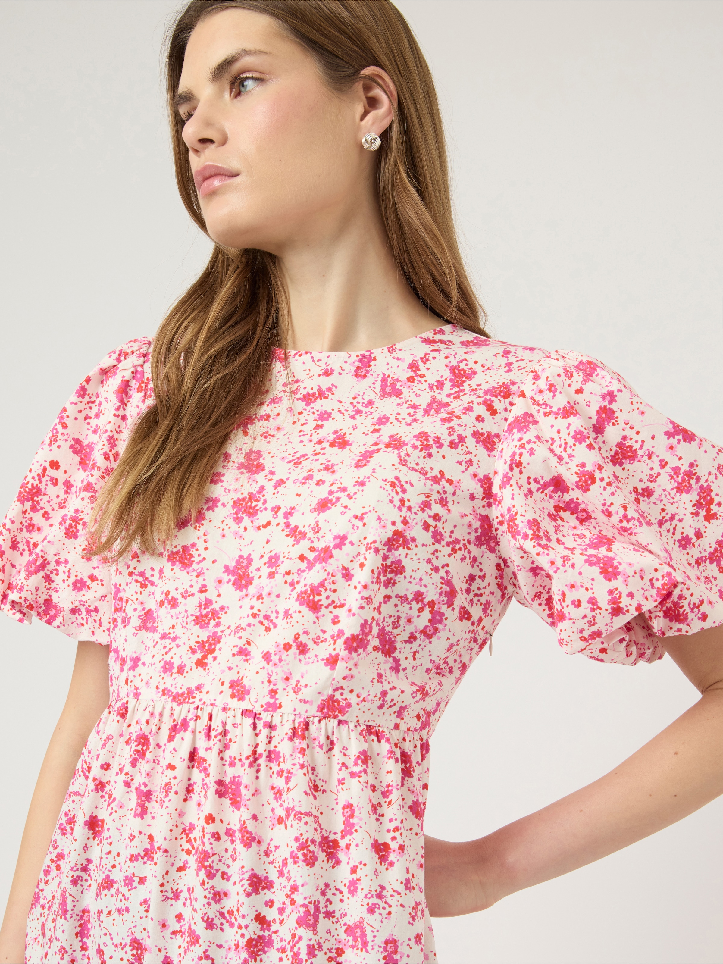 Y.A.S Midikleid »YASCOLEA SS ANKLE DRESS S. NOOS« Sommerkleid, Baumwolle, knöchellang