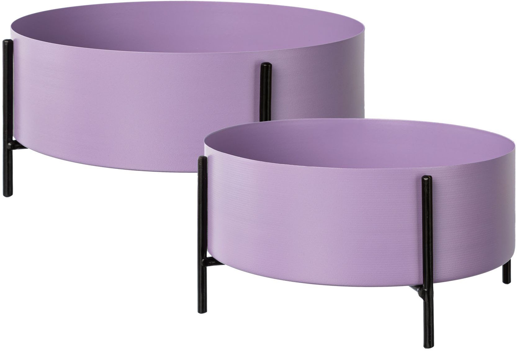 Creativ home Dekoschale »Schale mit Gestell« mit Hingucker-Farbe günstig online kaufen