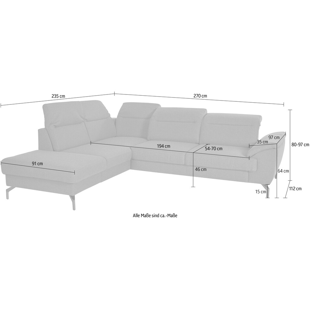 sit&more Ecksofa »Percy«