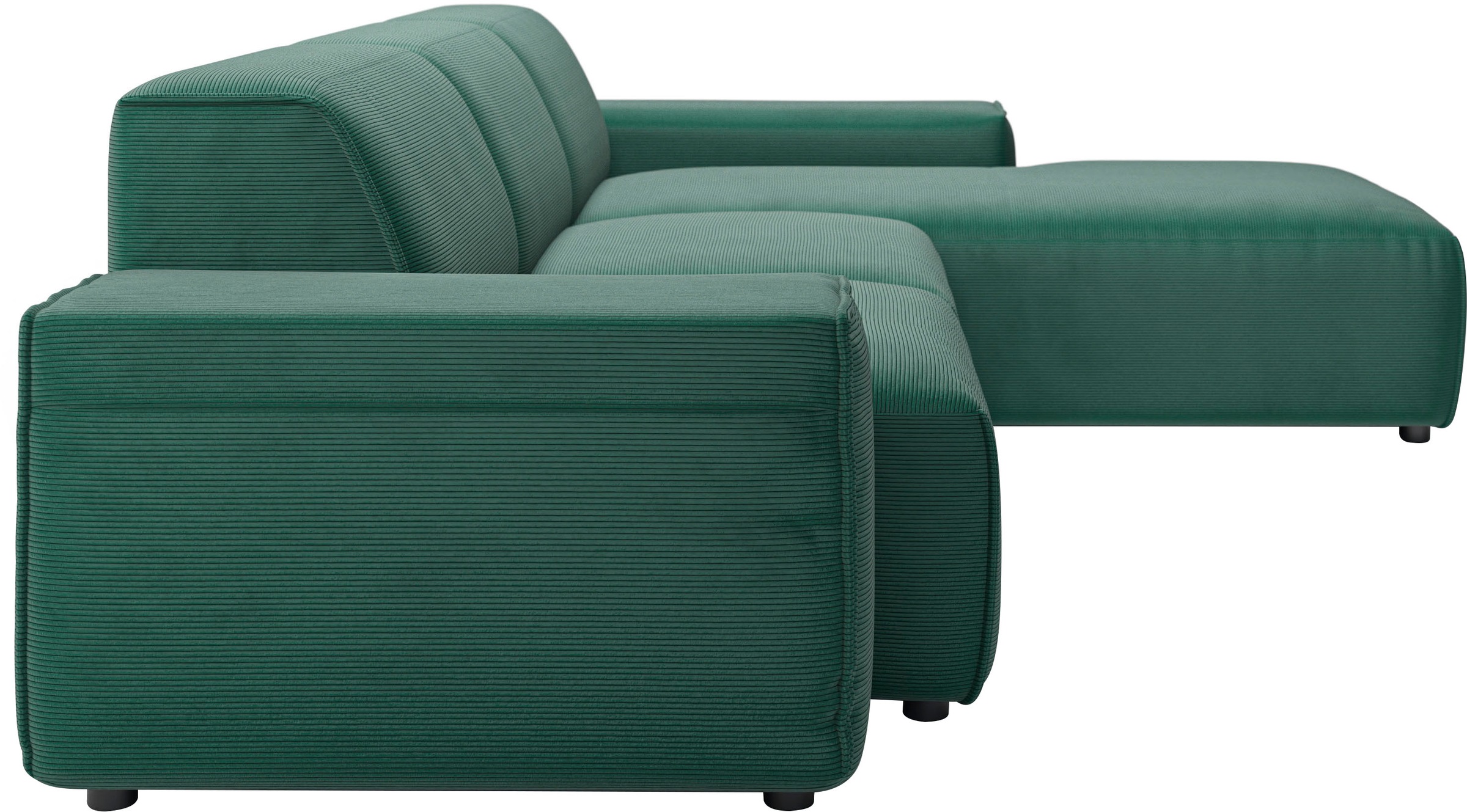 andas Ecksofa »Glimminge L-Form auch in Breitcord, Feincord + Easy care-Bezug,«, Breite 264, Zierkissen