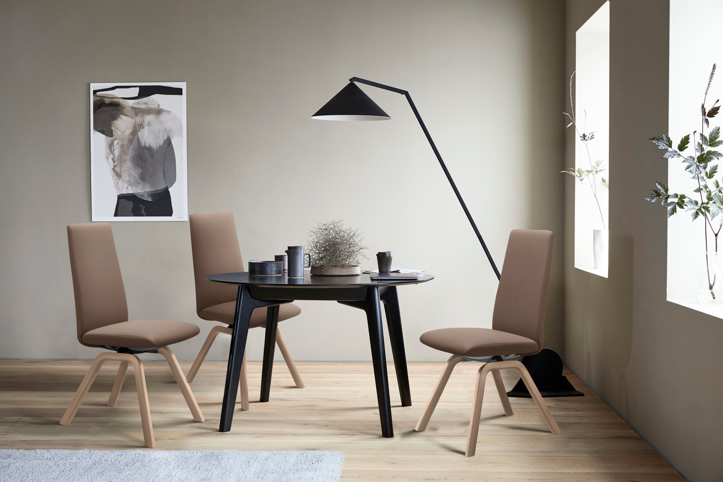 Stressless® Polsterstuhl »Laurel«, Leder BATICK, High Back, Größe M, mit sc günstig online kaufen