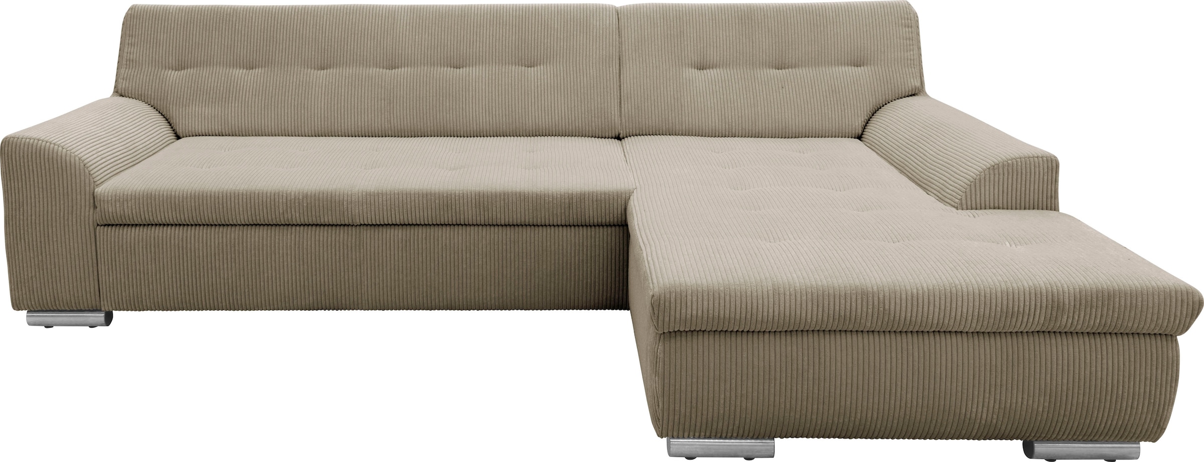 DOMO collection Ecksofa »Treviso viele Bezüge, auch in Cord, L-Form, B/T/H: günstig online kaufen