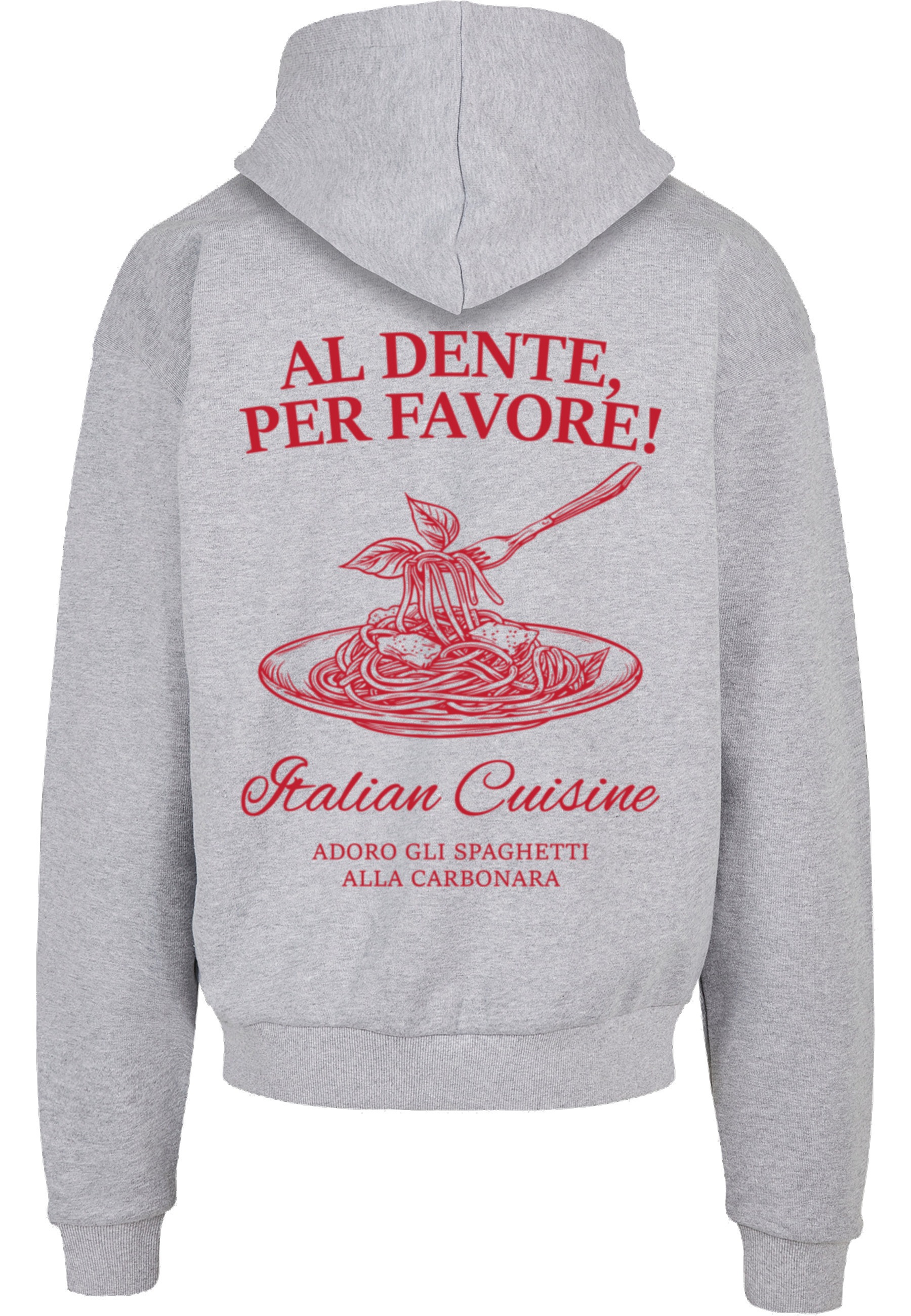 Merchcode Kapuzenpullover »Merchcode Al Dente Per Favore Oversized Hoody« 1 Stk.