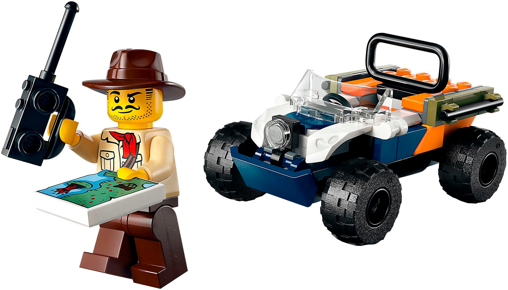 LEGO® Konstruktionsspielsteine »Dschungelforscher-Quad (60424), LEGO LEGO City«, (92 St.), Made in Europe