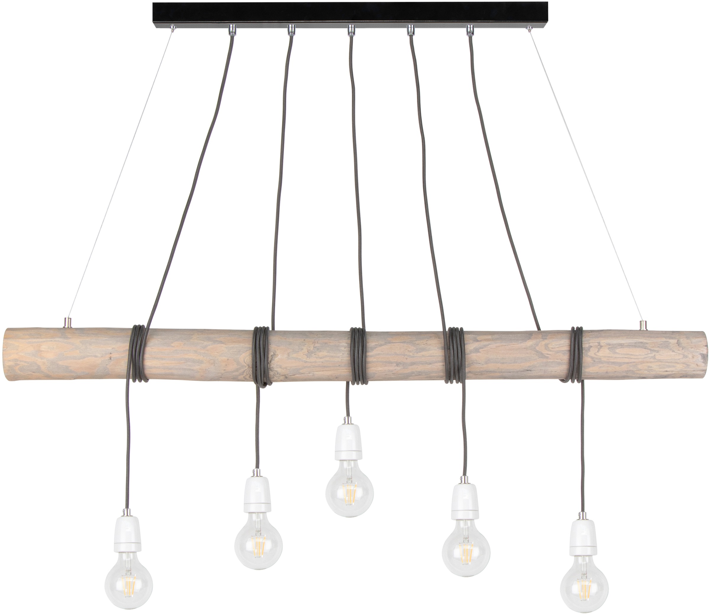SPOT Light Pendelleuchte »TRABO PORCIA«, 5 flammig, Leuchtmittel E27   Leuc günstig online kaufen