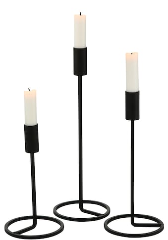 BOLTZE Kerzenleuchter »Fio«, (Set, 3 St.), aus Eisen kaufen