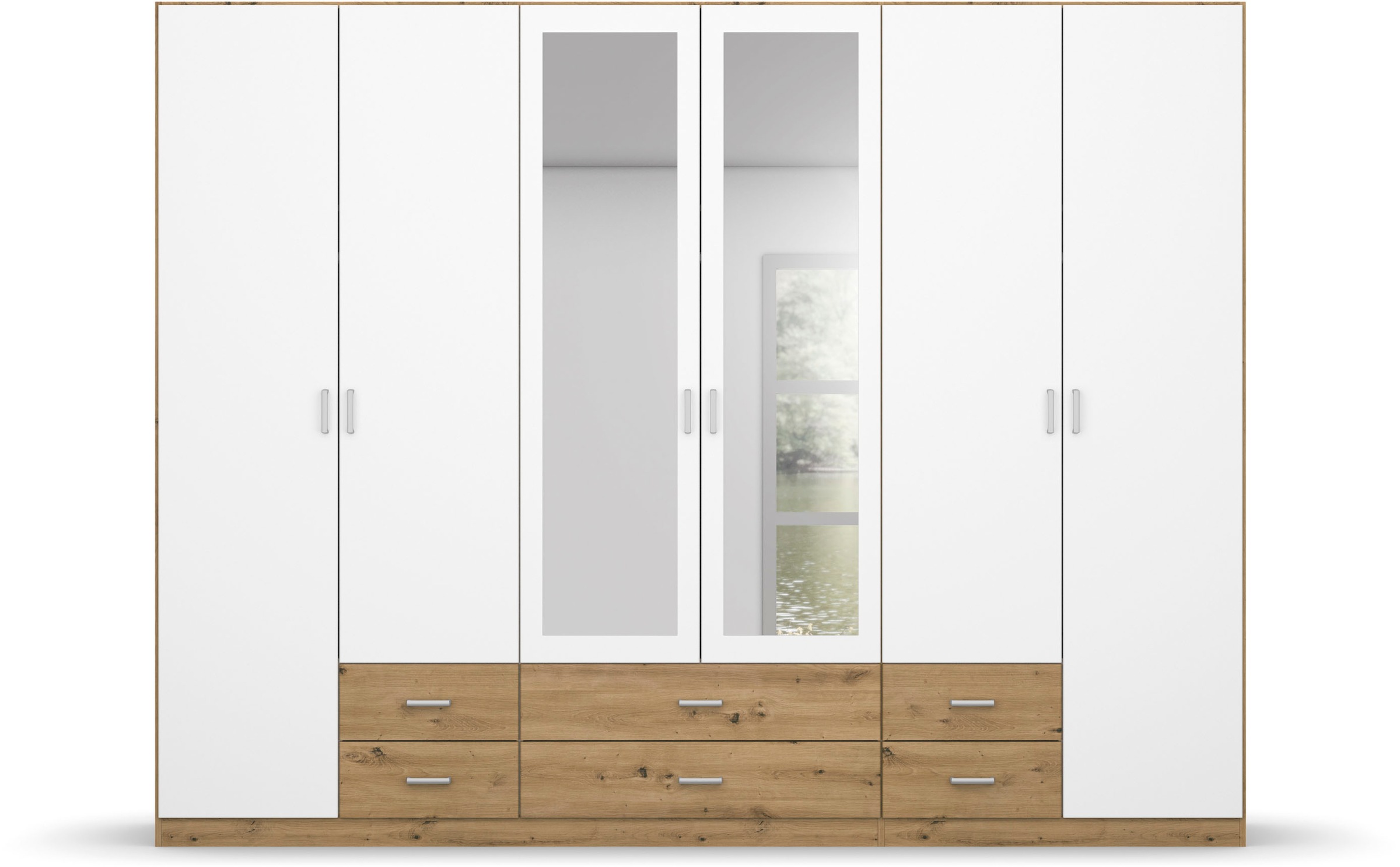 rauch Kleiderschrank "Schrank Garderobe Wäscheschrank GAMMA in 3 Breiten" v günstig online kaufen