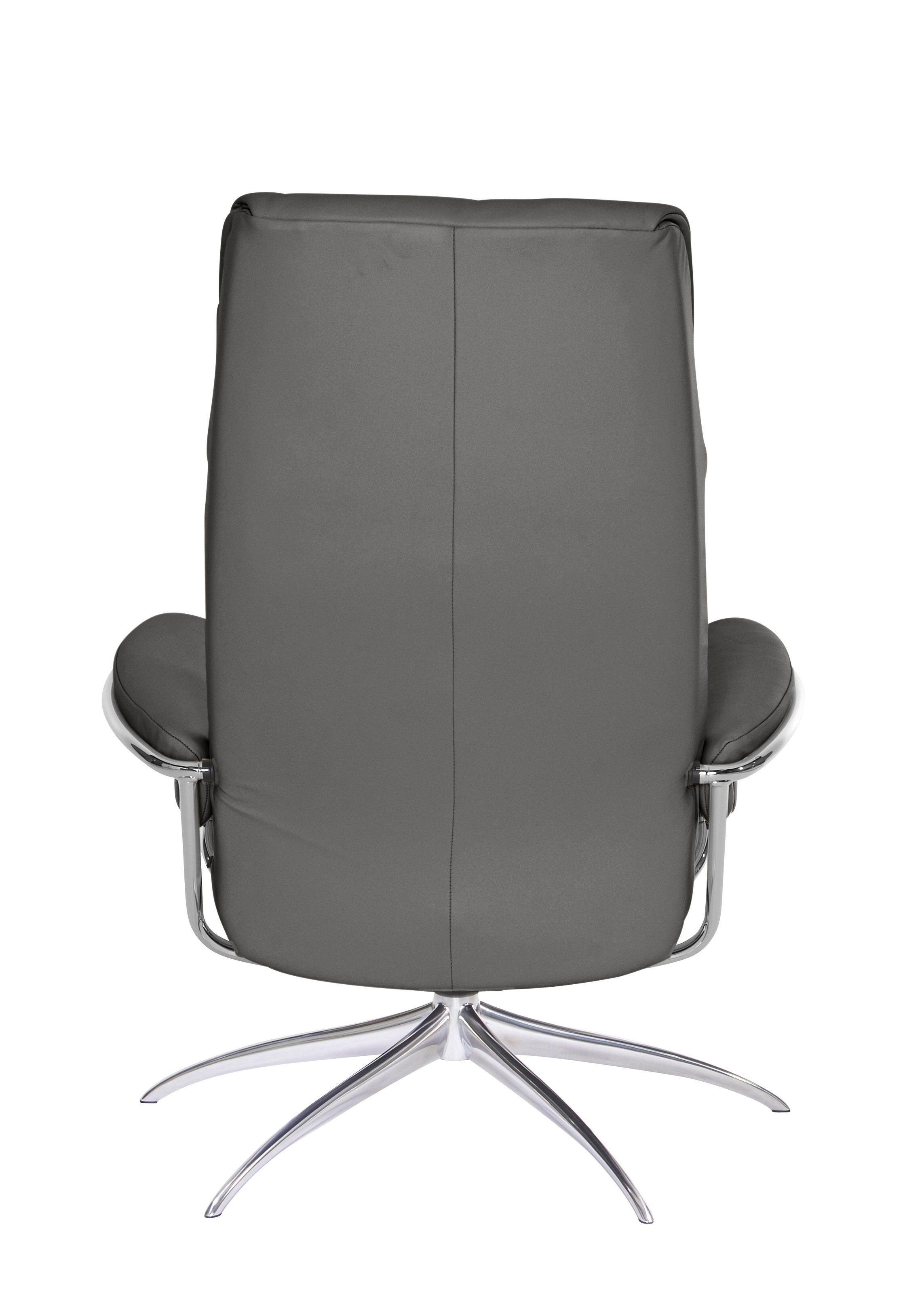 Stressless® Relaxsessel »London«, (Set, Relaxsessel mit Hocker), mit Hocker, High Back, mit Star Base, Gestell Chrom