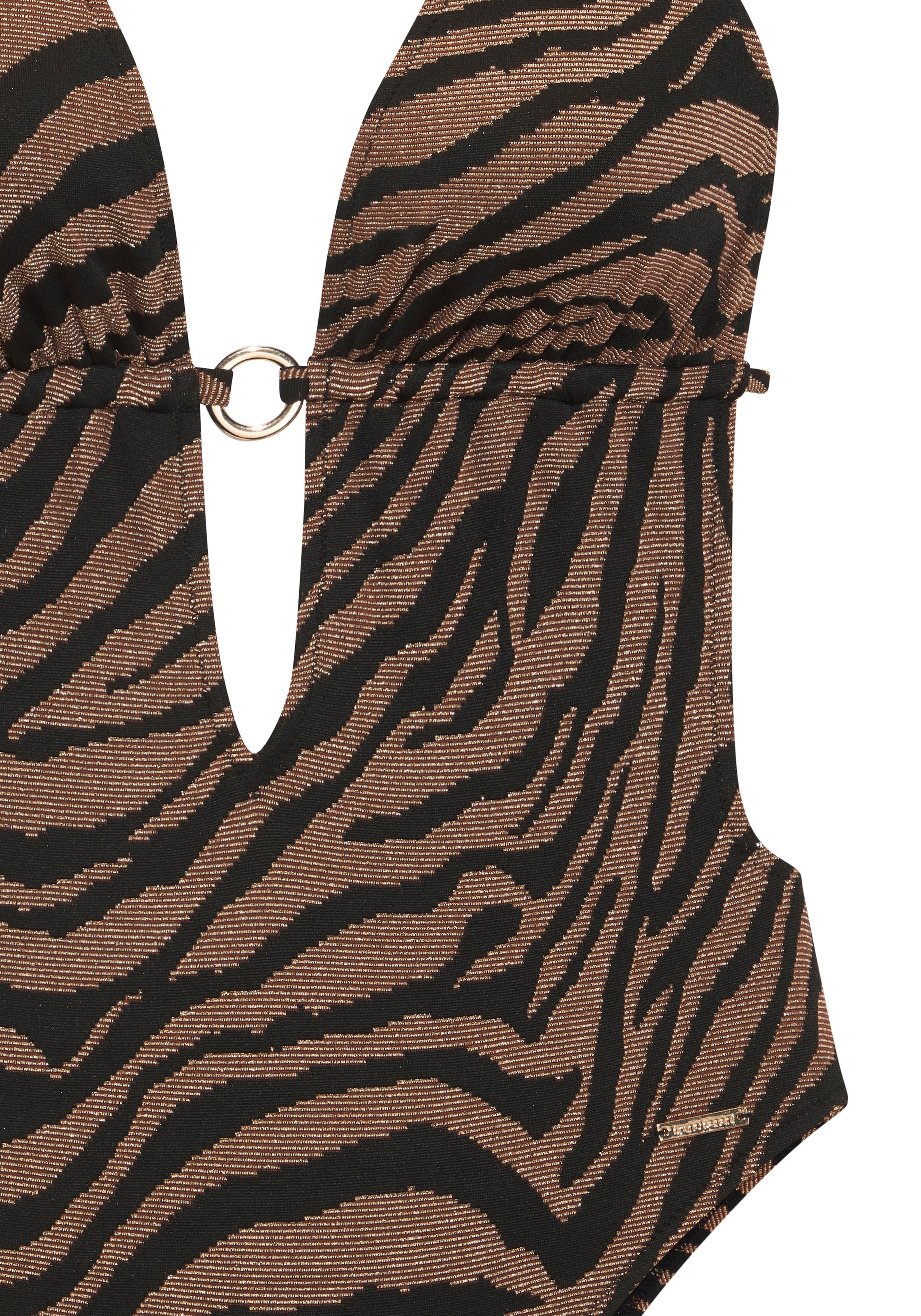 Bruno Banani Monokini, in zweifarbiger Animal-Optik