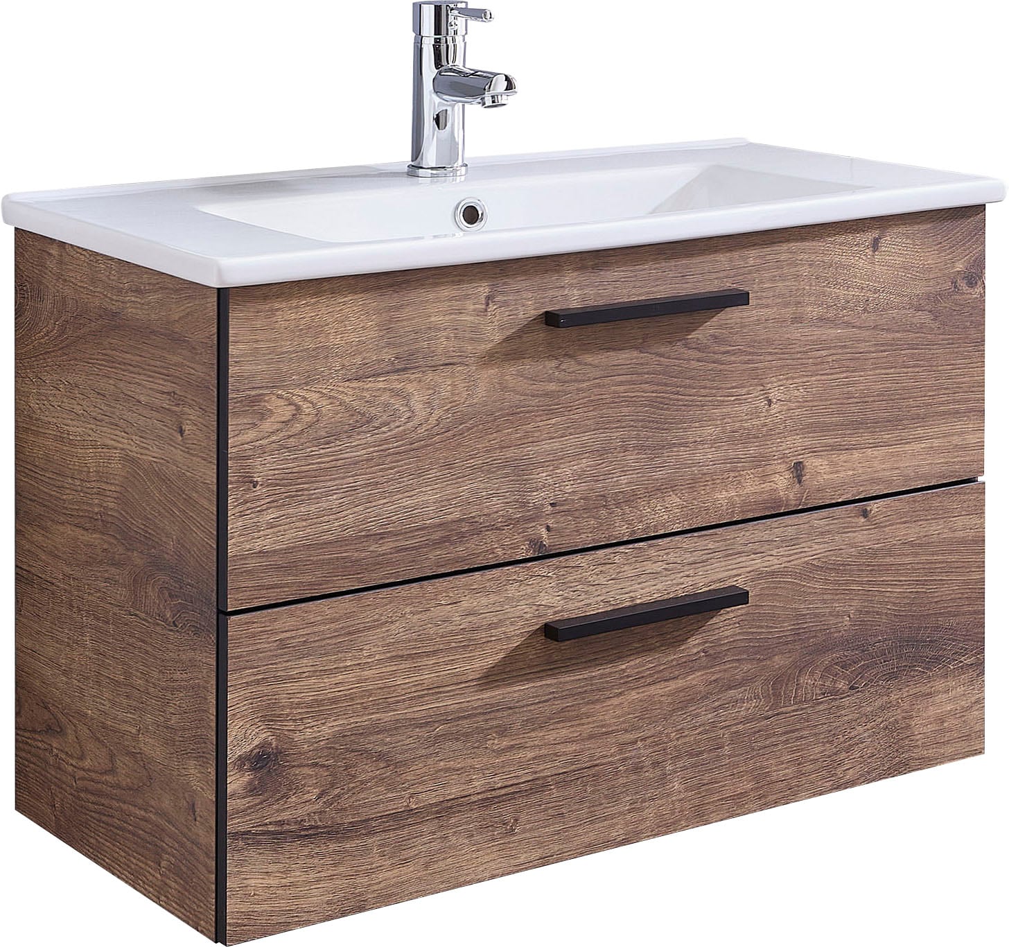 Saphir Badmöbel-Set »Quickset 374 Keramik-Waschtisch mit Unterschrank, 75 c günstig online kaufen