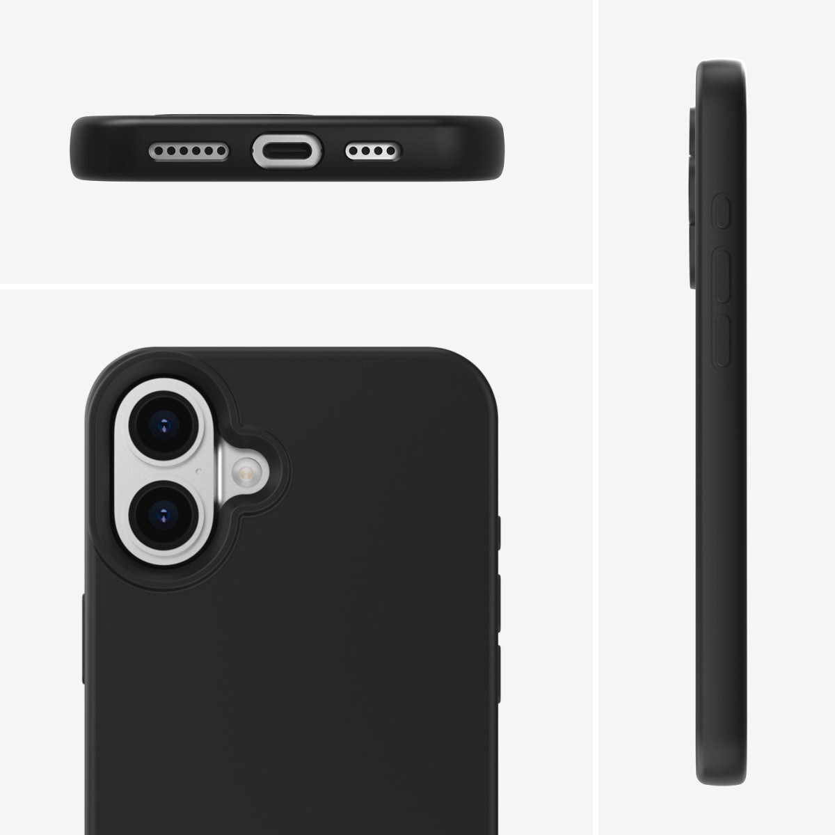 4smarts Handyhülle »Silikon Case Cupertino für Apple iPhone 16« Backcover, Schutzhülle, Handyschutzhülle, Case, Schutzcase, stoßfest
