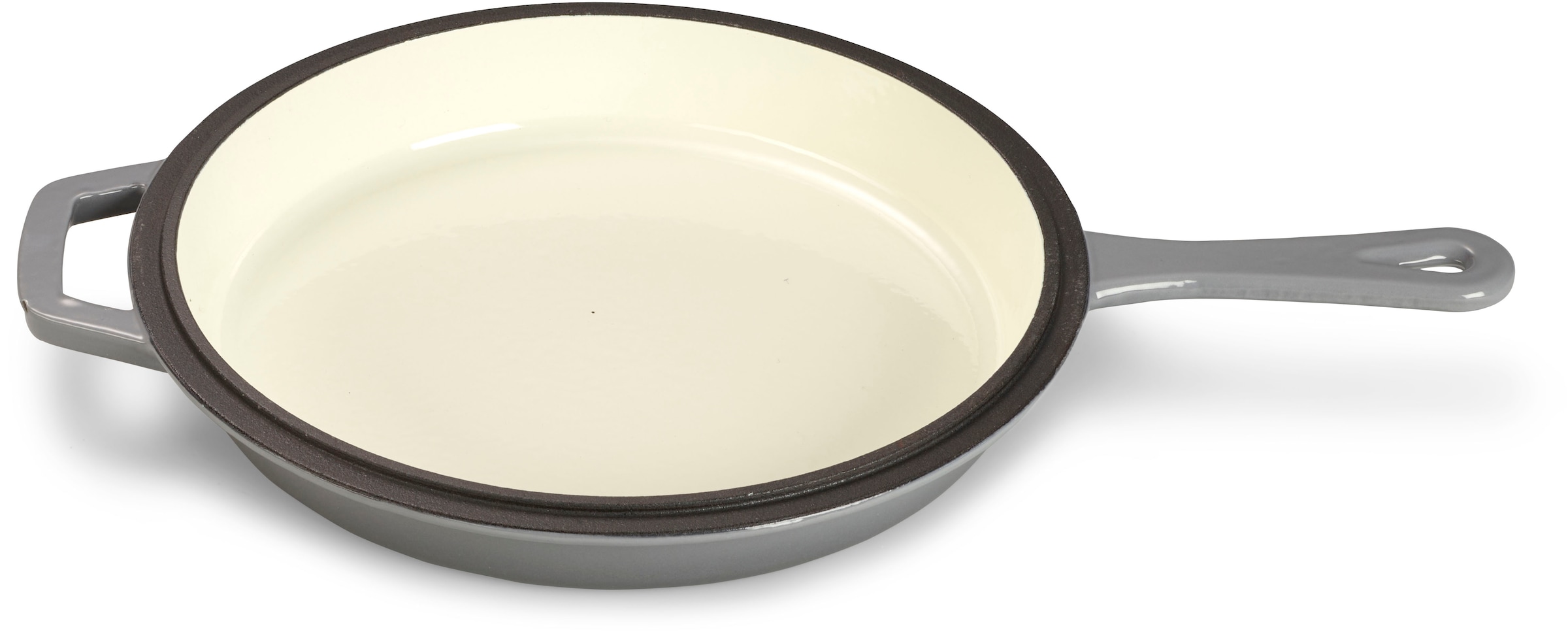 ECHTWERK Schmortopf »2 in 1 Set - Topf & Pfanne aus Gusseisen« Set, 2 Stk. tlg. Gusseisen