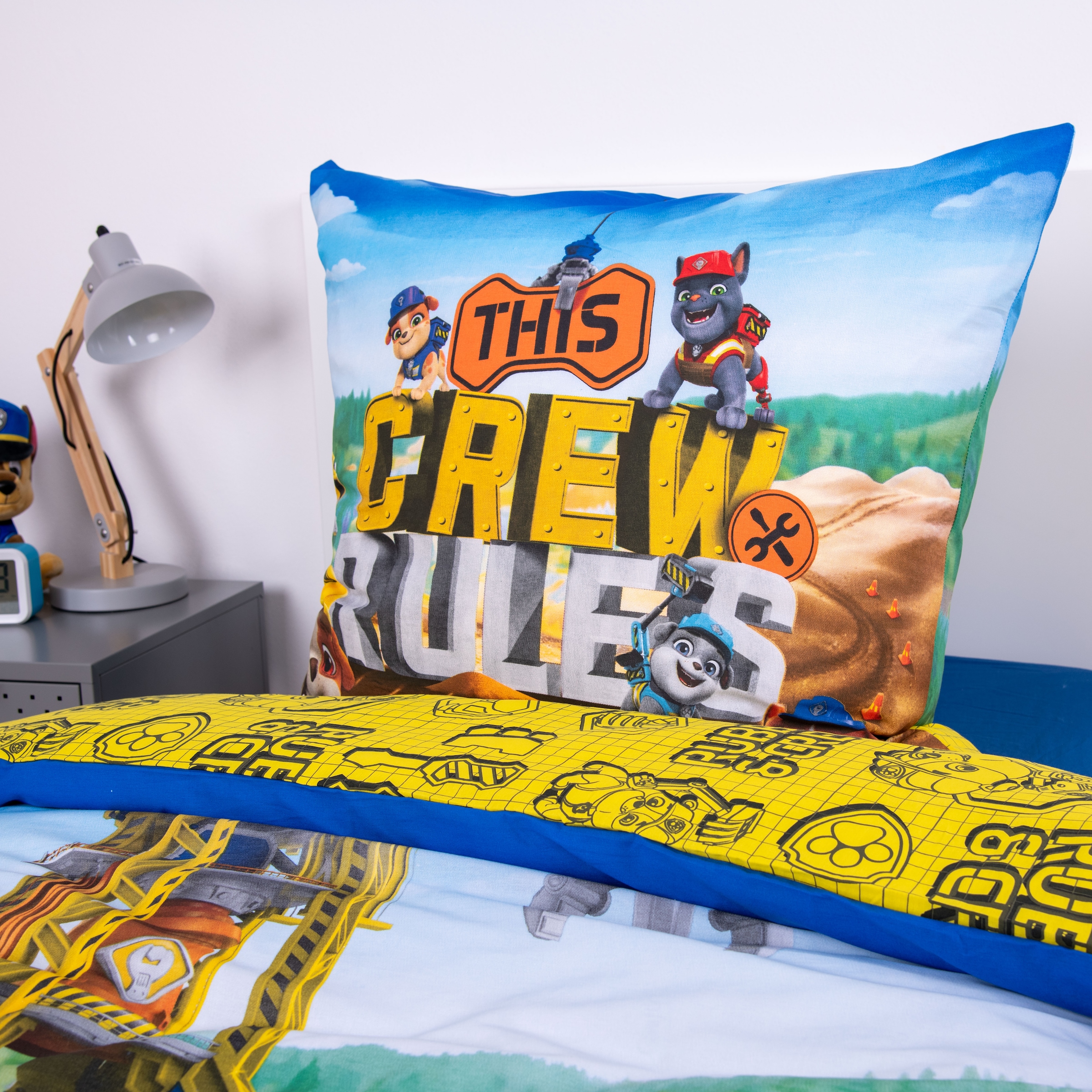 PAW PATROL Bettwäsche »Paw Patrol Rubbel&Crew«, Wendebettwäsche