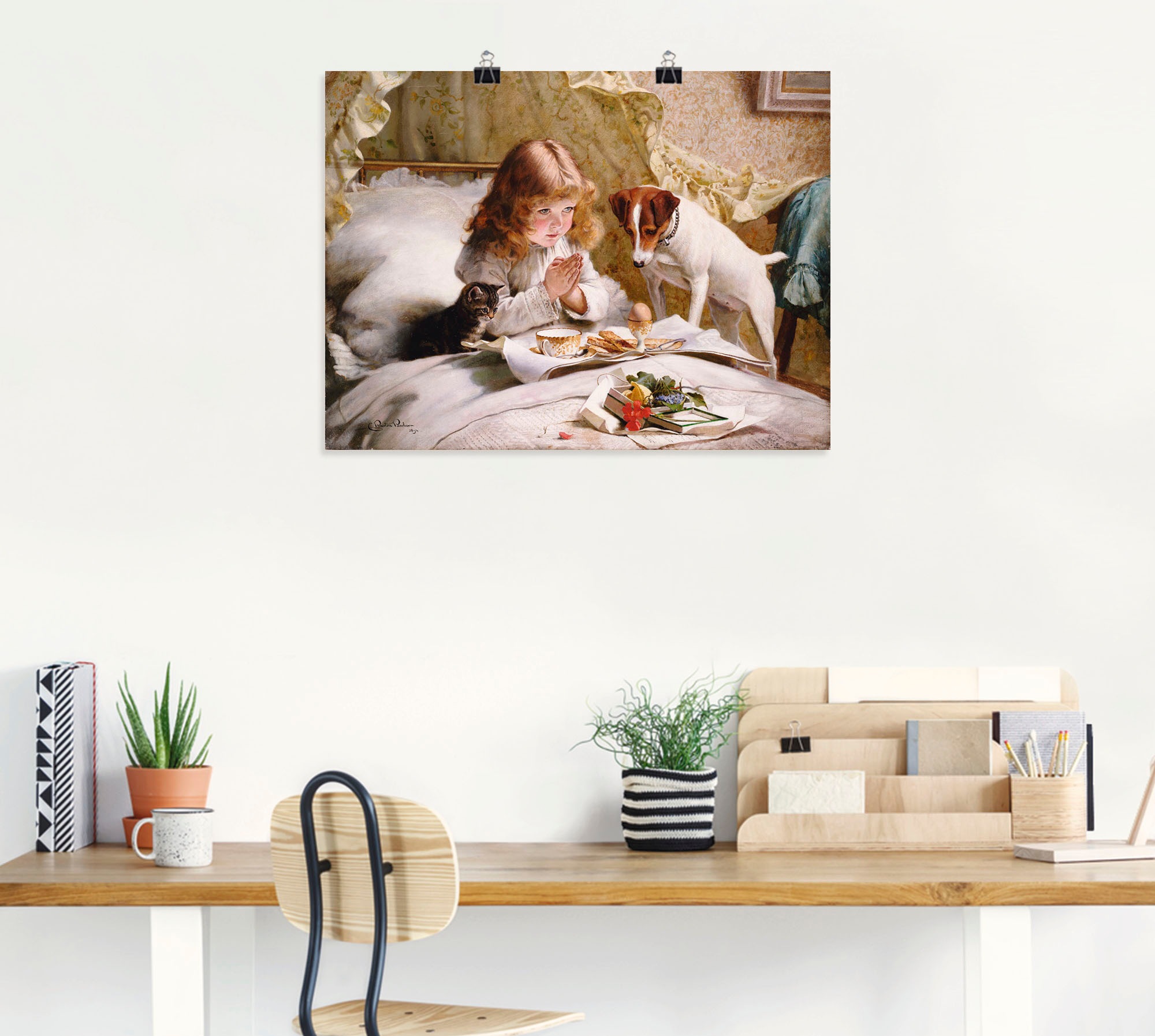 Artland Wandbild »Das Gebet. 1894« Kind 1 Stk. tlg. als Leinwandbild, Poste günstig online kaufen
