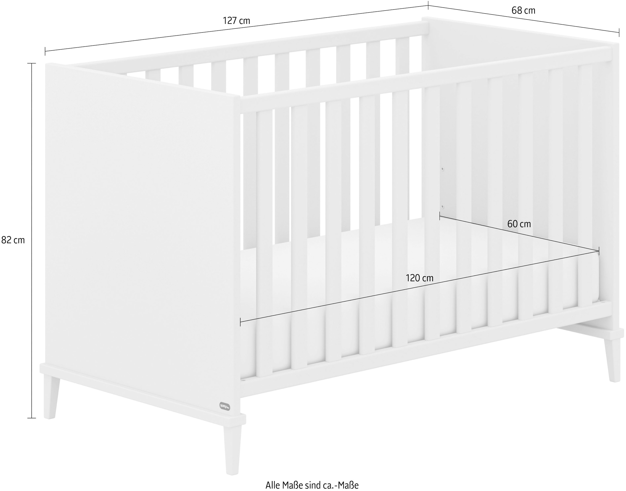 YUNY by PAIDI Babybett »SISTER LOU, yuny by PAIDI«, höhenverstellbar