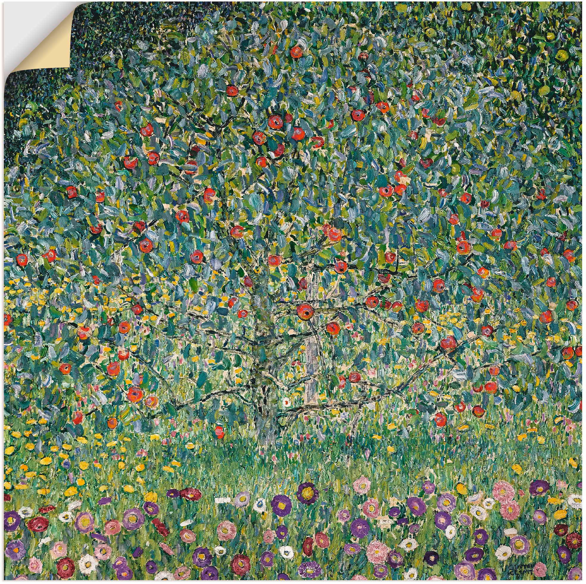 Artland Wandbild »Apfelbaum I. 1912«, Bäume, (1 St.), als Alubild, Outdoorb günstig online kaufen