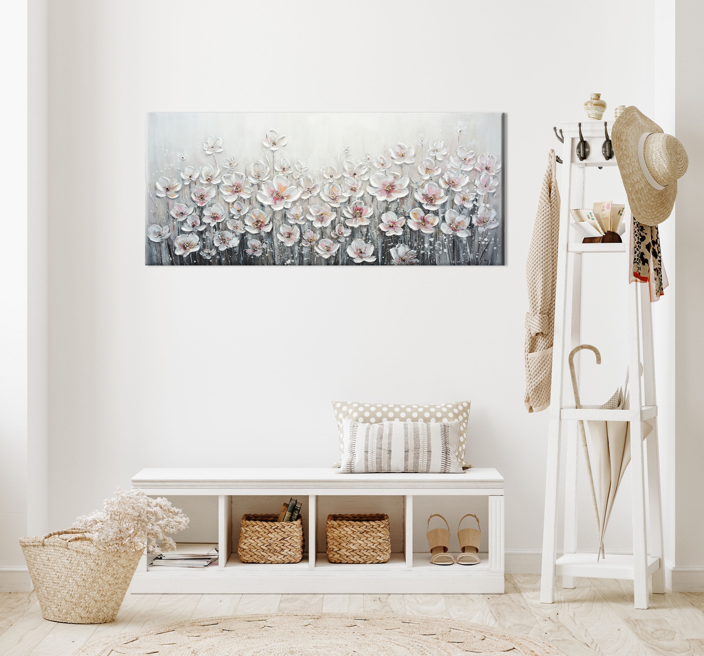 Bönninghoff Ölgemälde, Blumen-Blumenbilder-Pflanzen-Kunst-Gemälde, (1 St.), günstig online kaufen