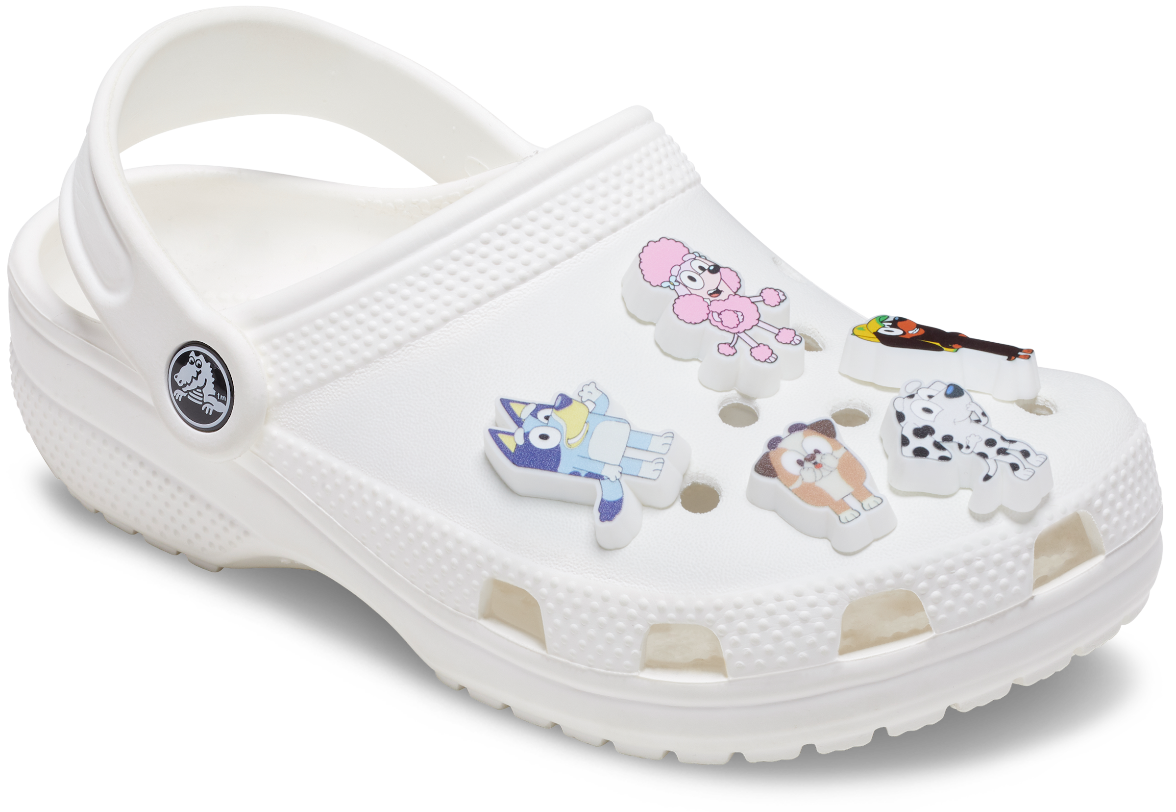Crocs Schuhanstecker »Jibbitz™ Bluey« Set, Kein Spielzeug. Nicht für Kinder unter 3 Jahren geeignet, 5 Bluey Motive zum Anstecken, Charm, Anstecker für Crocs Schuhe