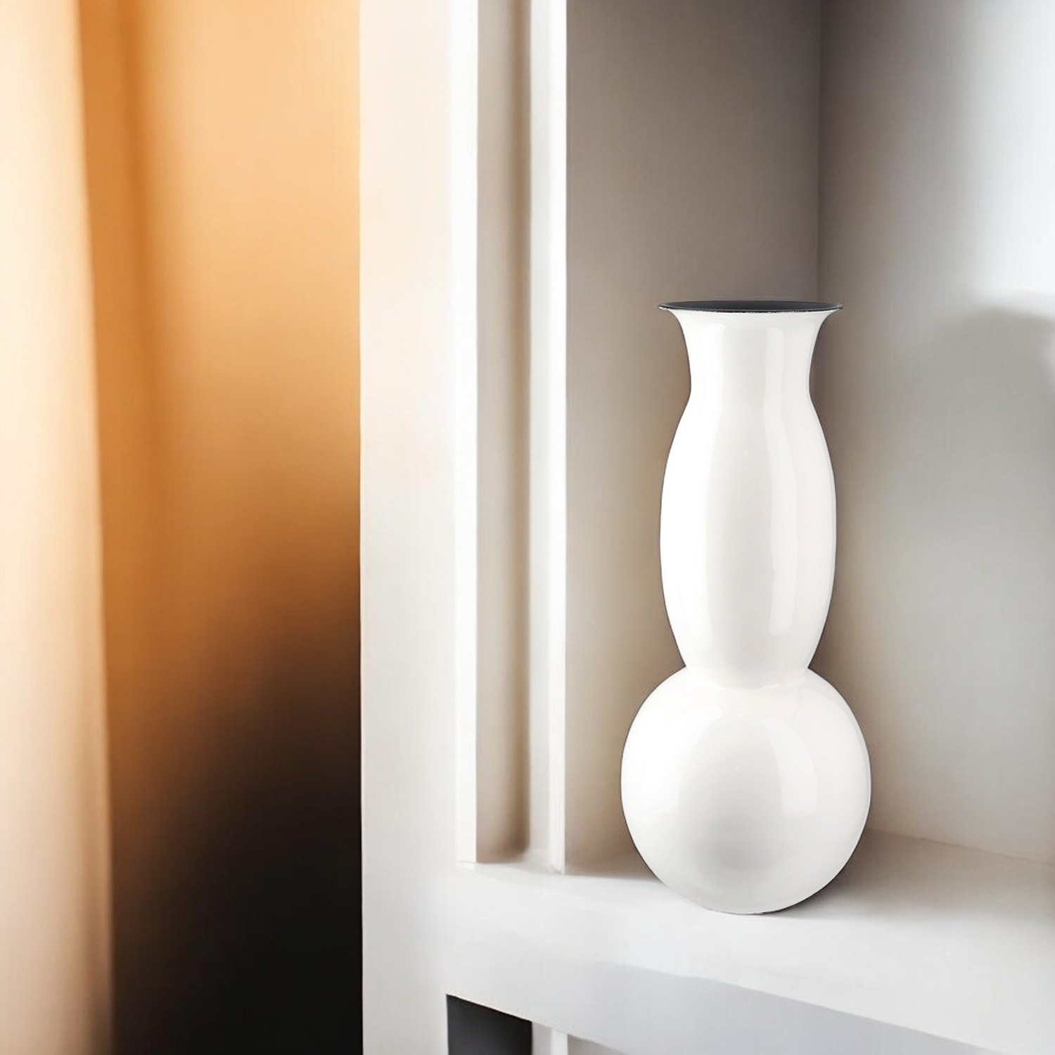 GILDE Tischvase »Vase Neo weiß H.42,5 cm«, (1 St.) günstig online kaufen