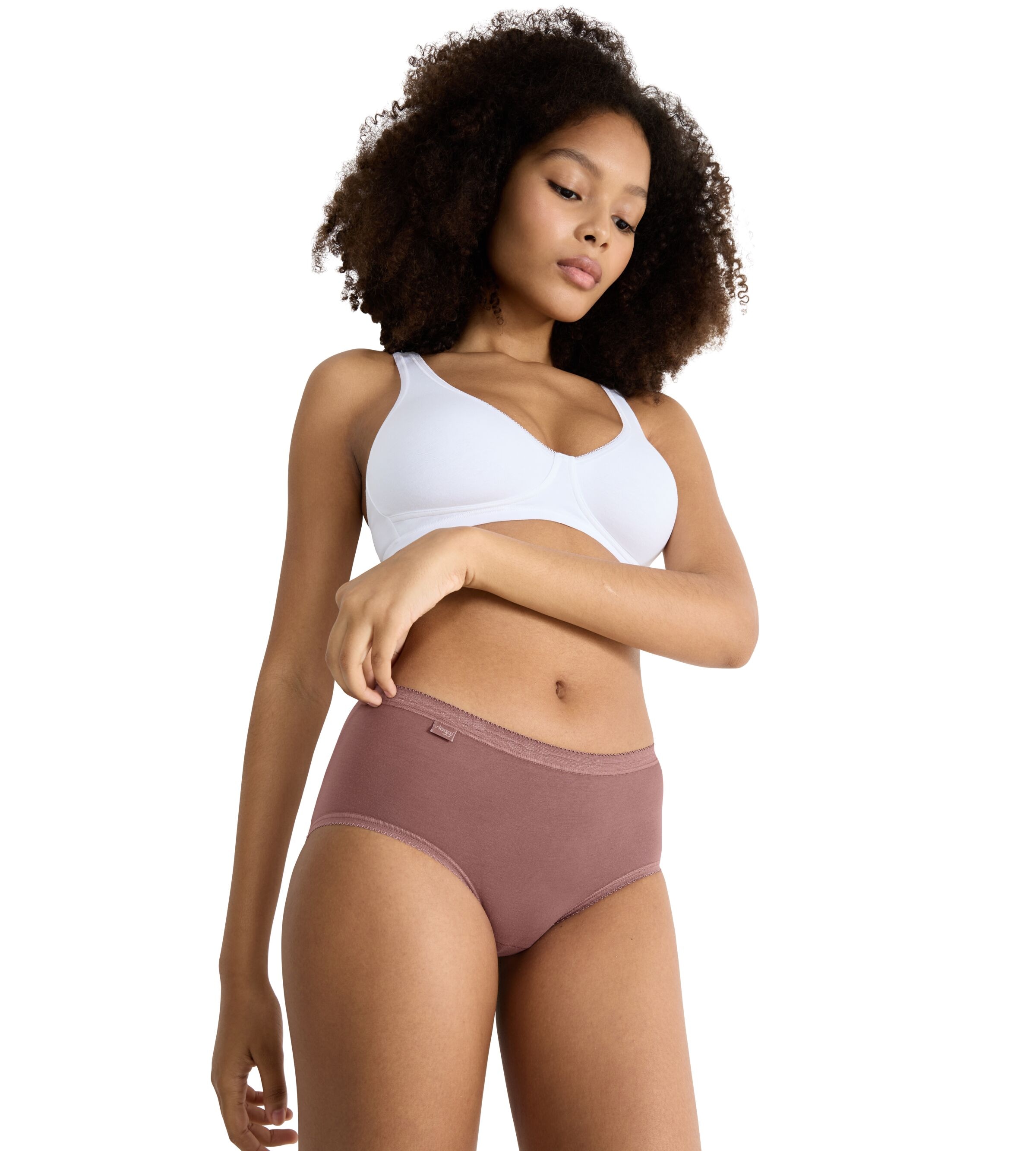 sloggi Midislip »Basic+«, (3er Pack), Baumwollmix, klassischer Stil, mittelhoher Bund, Softnähte
