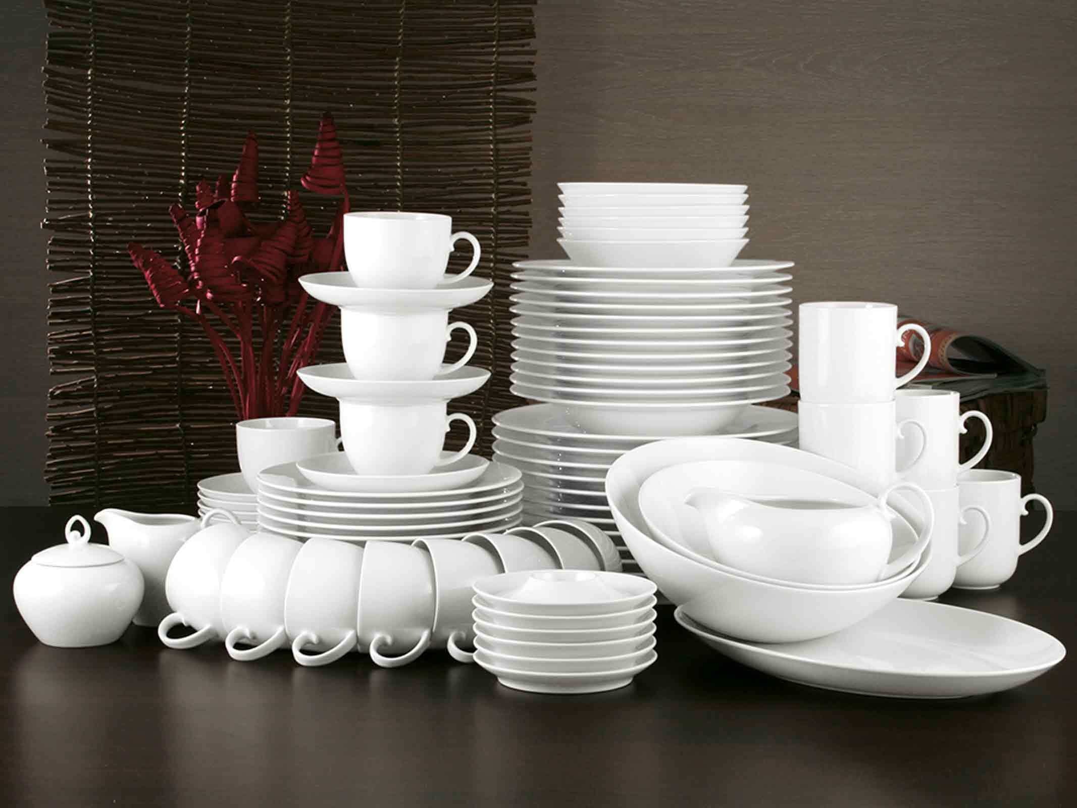 Seltmann Weiden Tasse »Teetassen mit Untertassen Rondo/Liane 0,2l 6er Set w günstig online kaufen