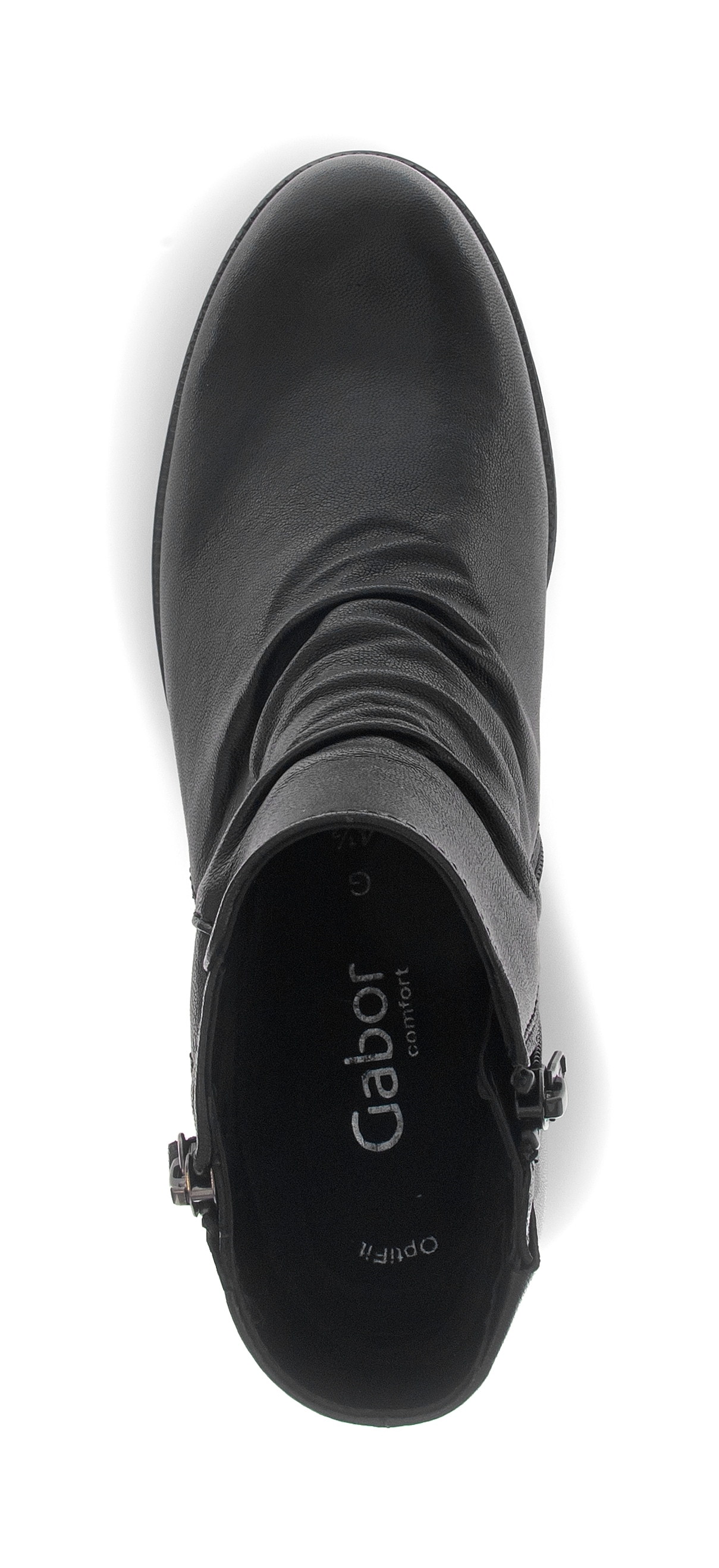 Gabor Stiefelette »TUNIS«  , Blockabsatz, Ankleboots, Zierreißverschluss außen, Weite G (=weit)