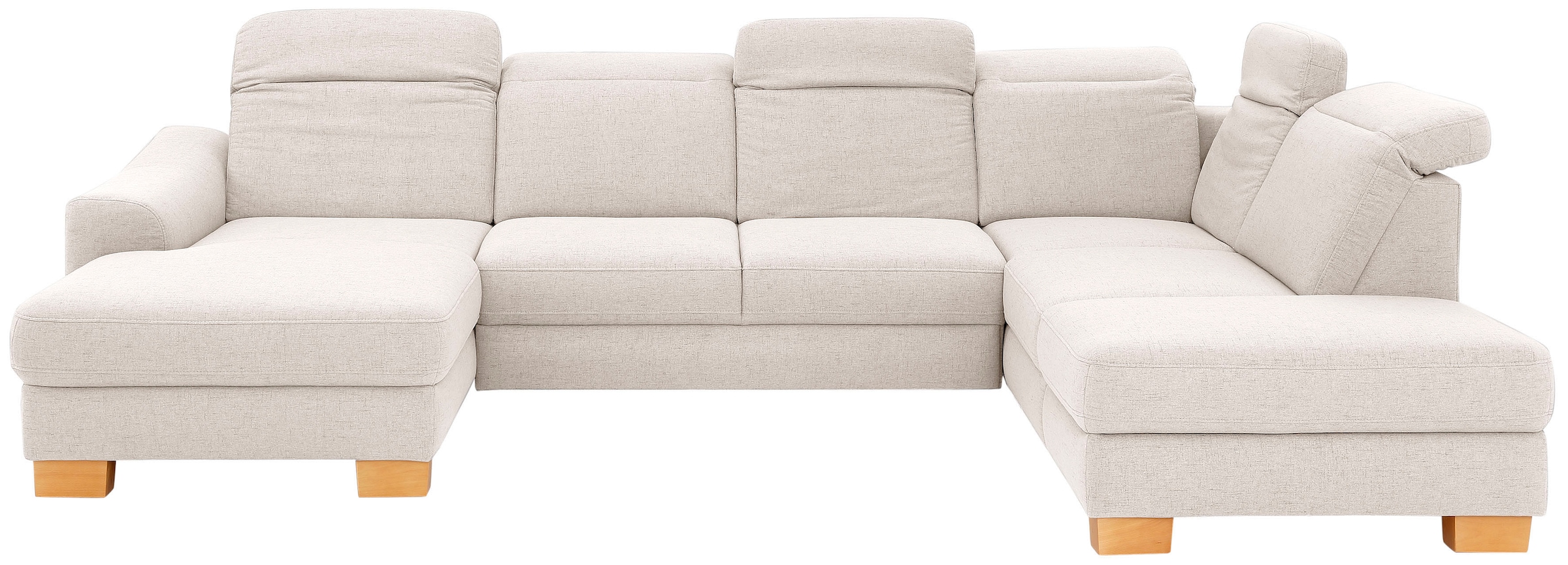 Home affaire Wohnlandschaft »Dundee U-Form« wahlweise mit Kopfteilverstellu günstig online kaufen