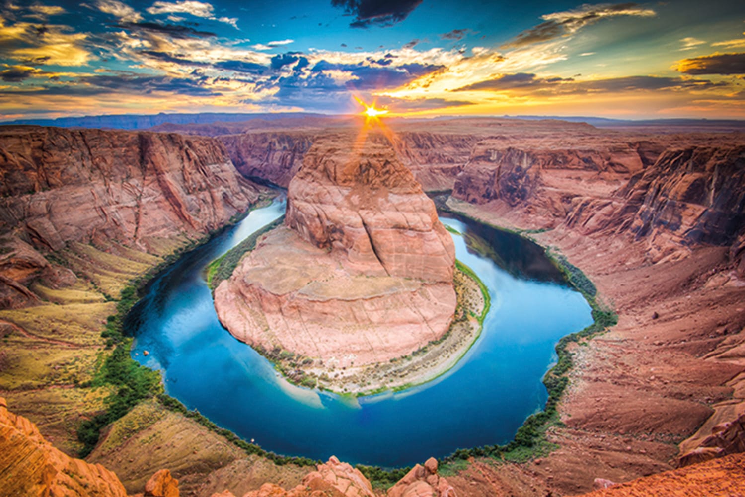Papermoon Fototapete »Horseshoe Bend« glatt günstig online kaufen
