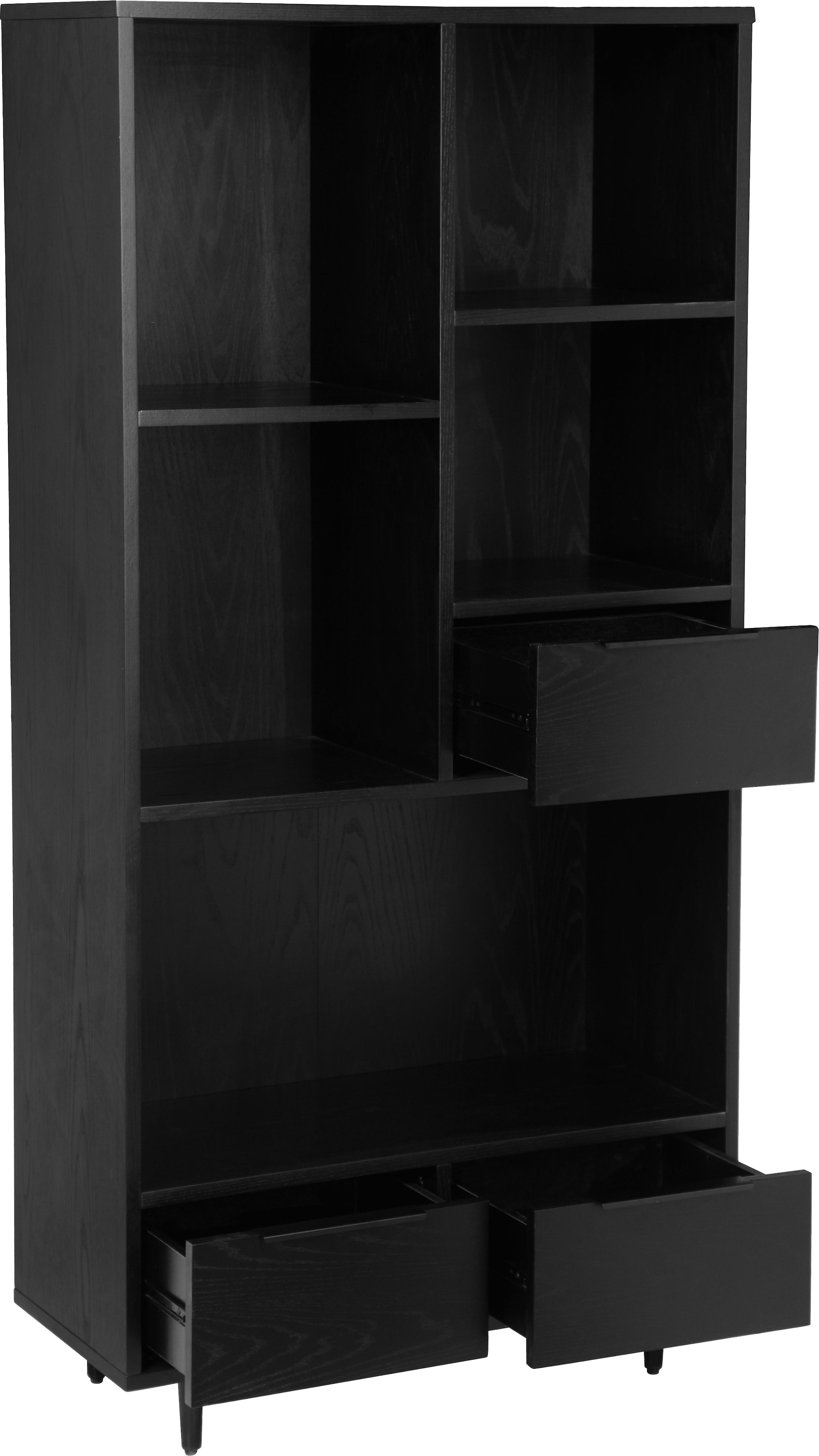 Guido Maria Kretschmer Home&Living Highboard »Priya«, aus MDF Holz, mit Metallfüßen- und Griffen, Breite 80 cm