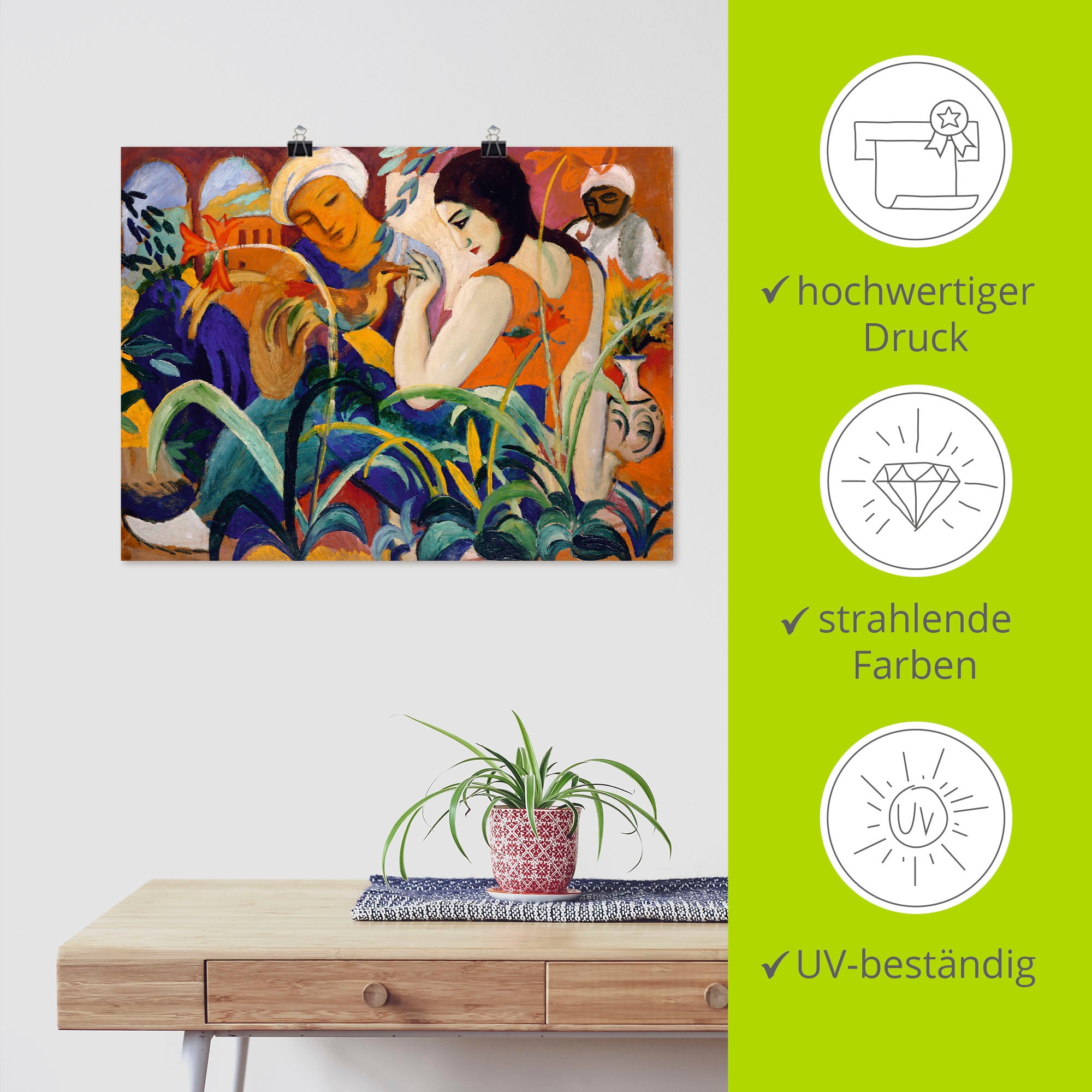 Artland Wandbild »Orientalische Frauen. 1912«, Gruppen & Familien, (1 St.), als Leinwandbild, Poster in verschied. Größen