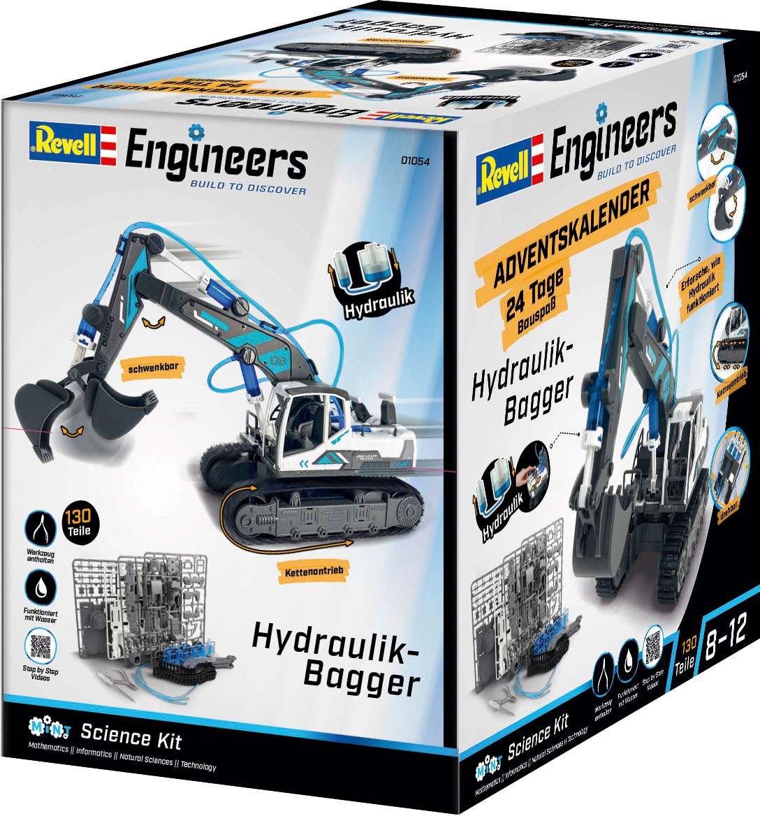 Revell® Spielzeug-Adventskalender »Hydraulik-Bagger«, ab 8 Jahren