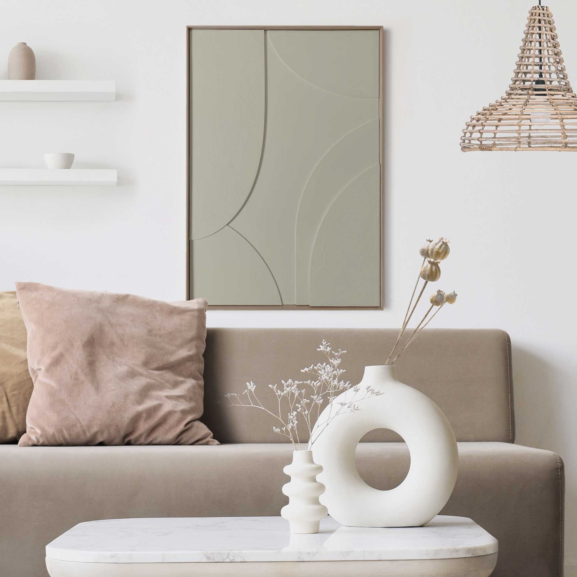 Reinders! Wandbild »Terrace - sage green« günstig online kaufen